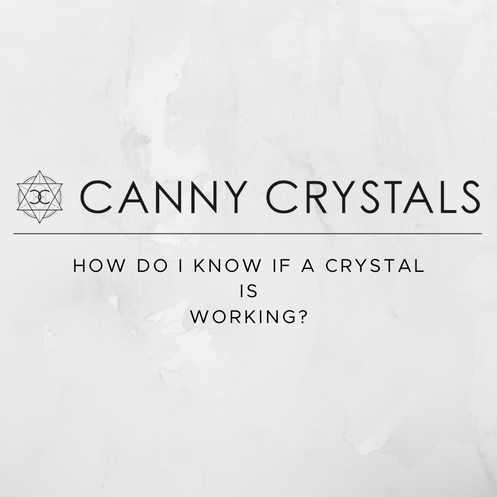 How do I know if a crystal is working?