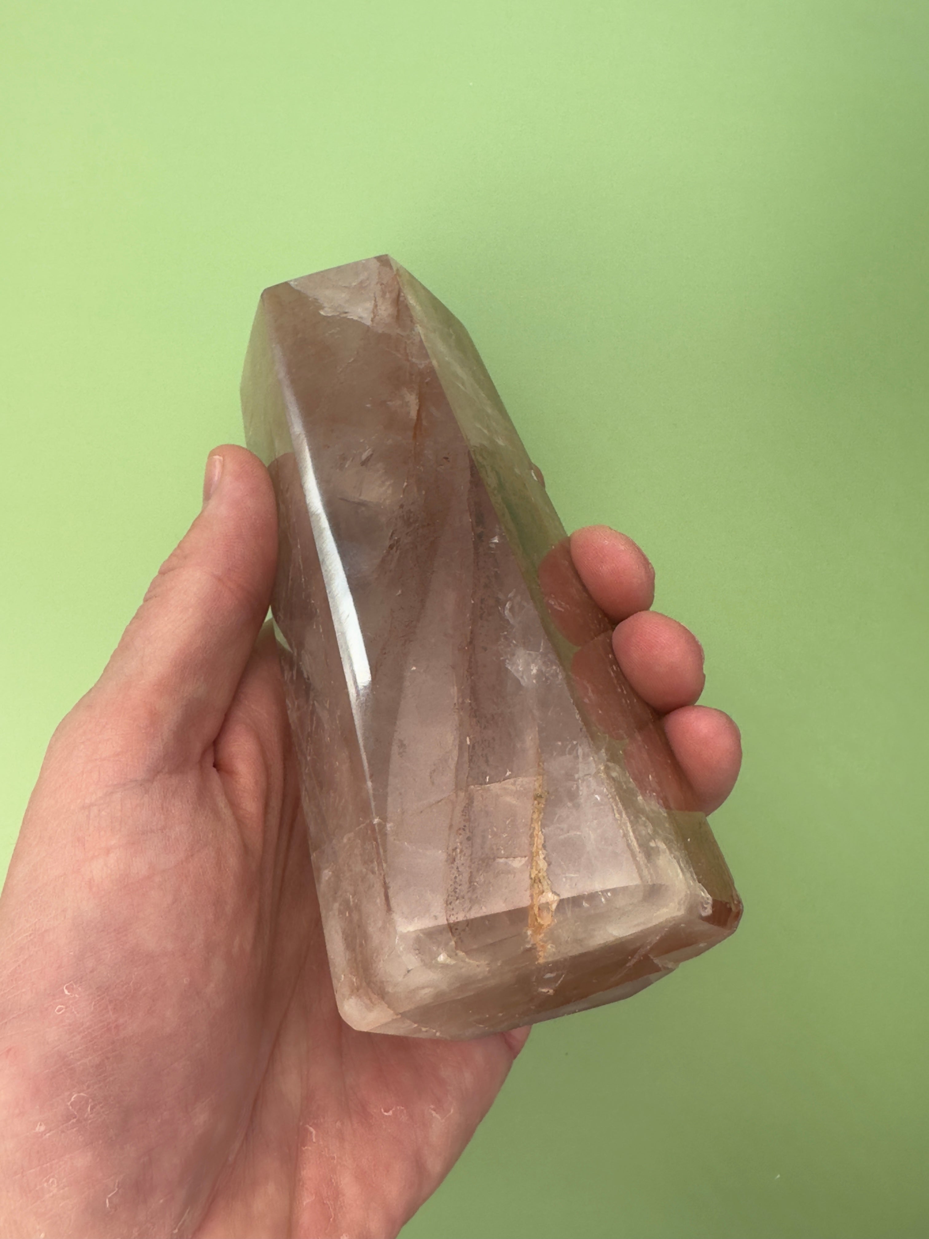 Red hematoid (Fire quartz) - XL Tower