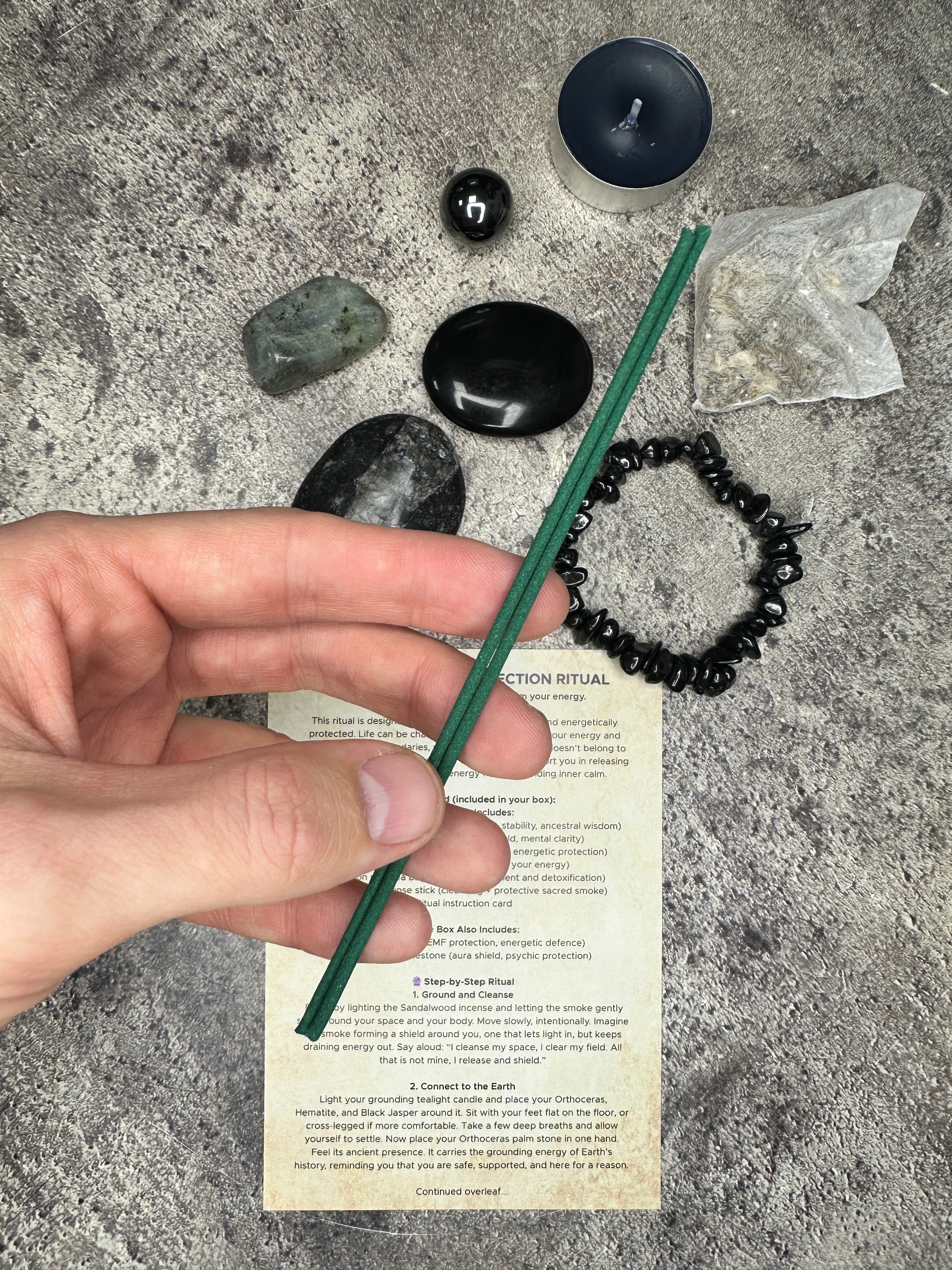 Grounding and protection - Ritual box
