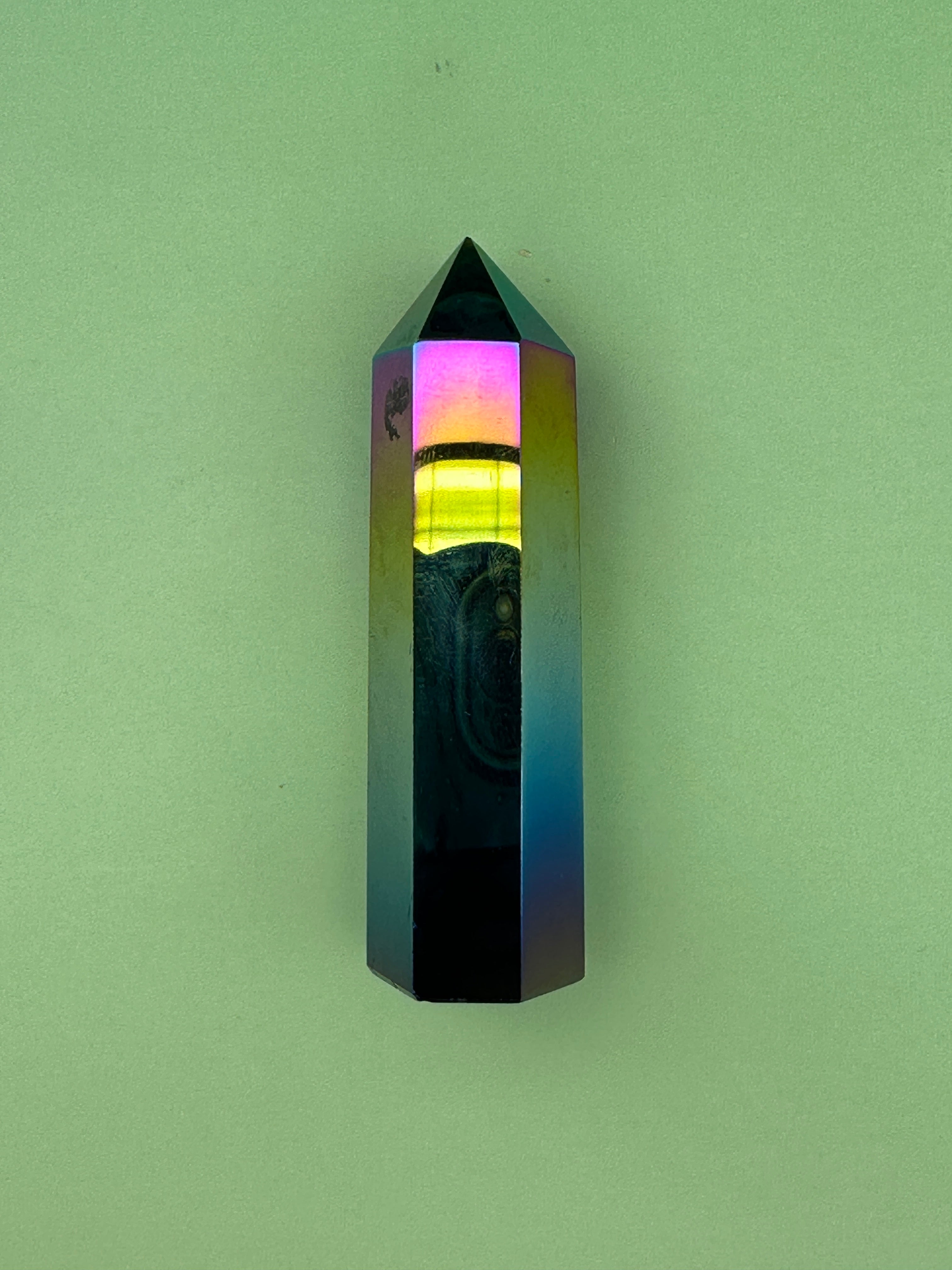 Titanium aura quartz - Tower