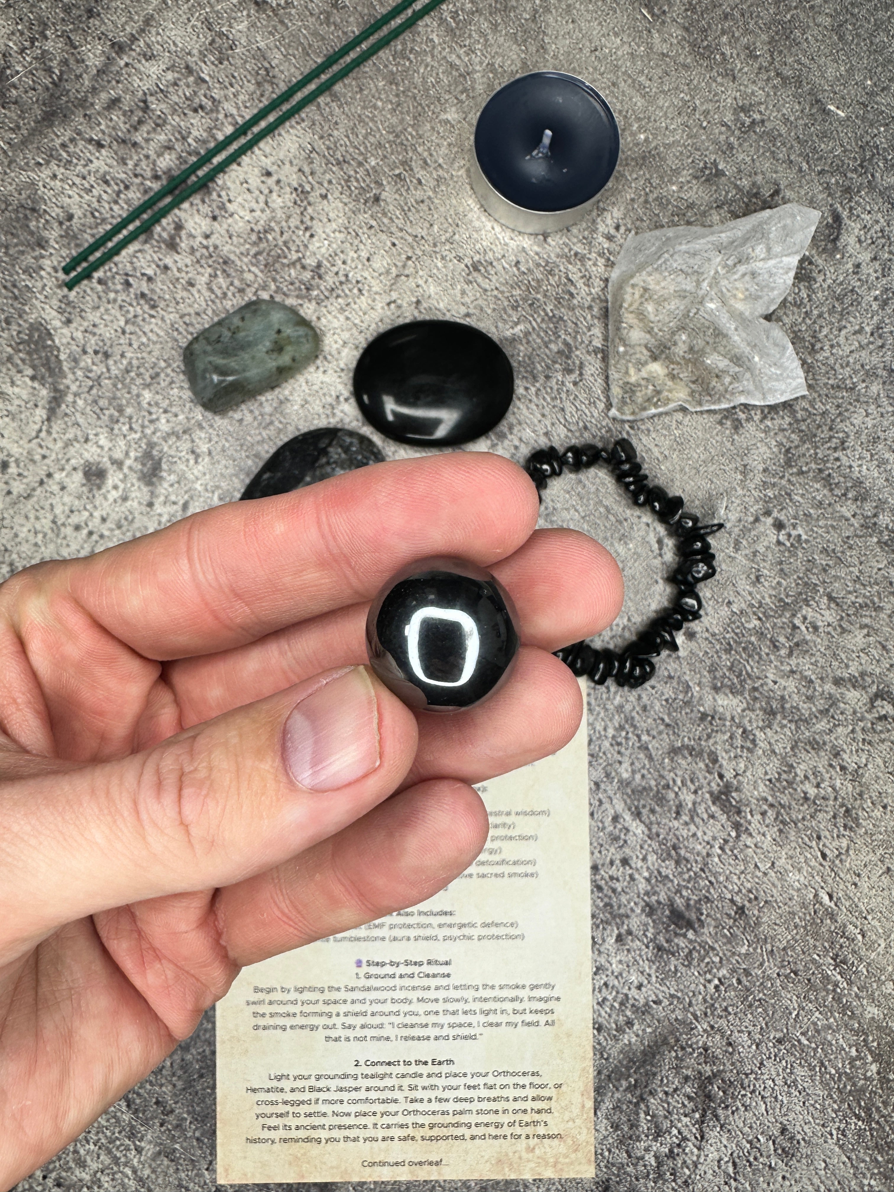 Grounding and protection - Ritual box