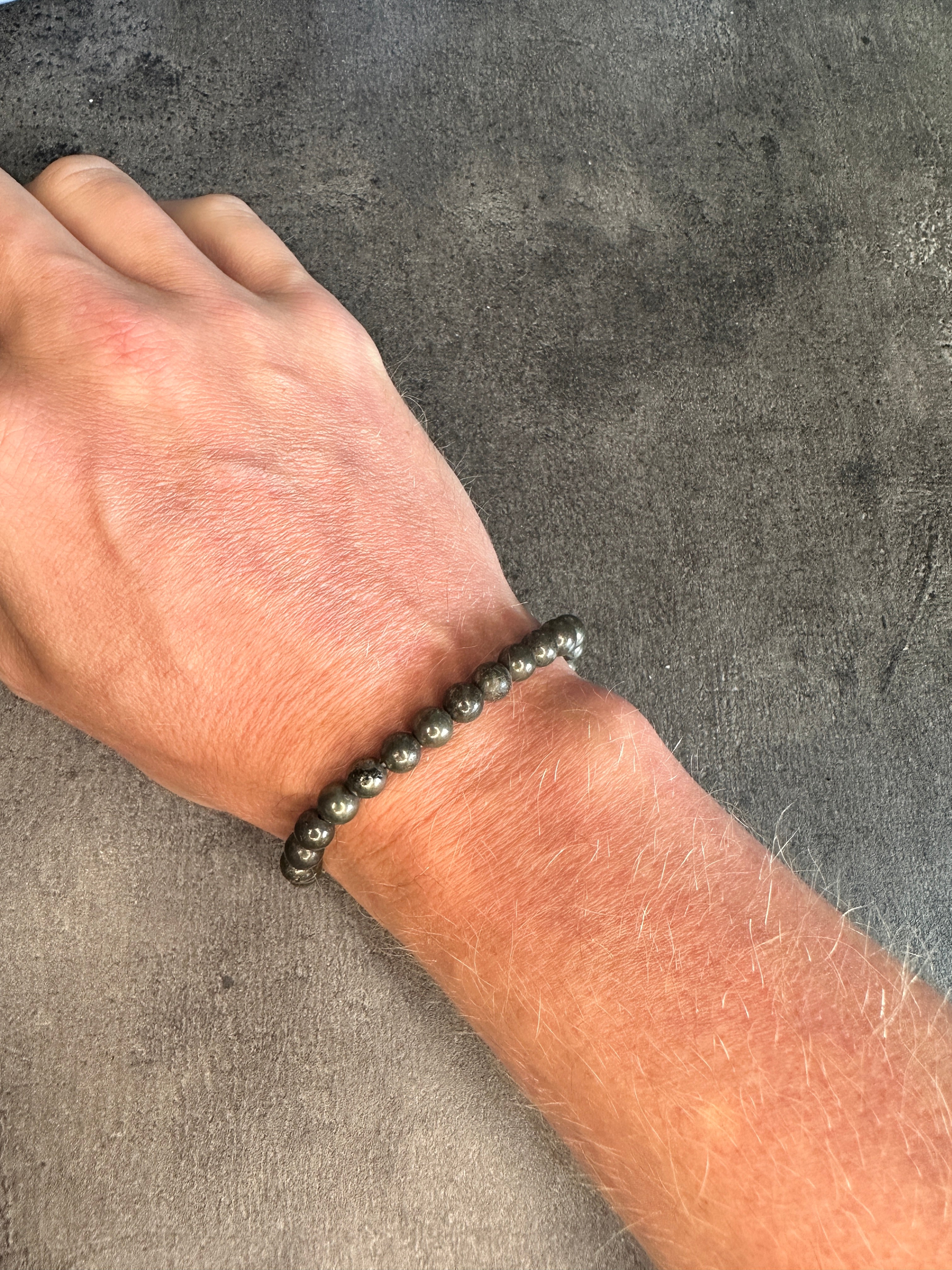 Pyrite - Abundance power bead bracelet