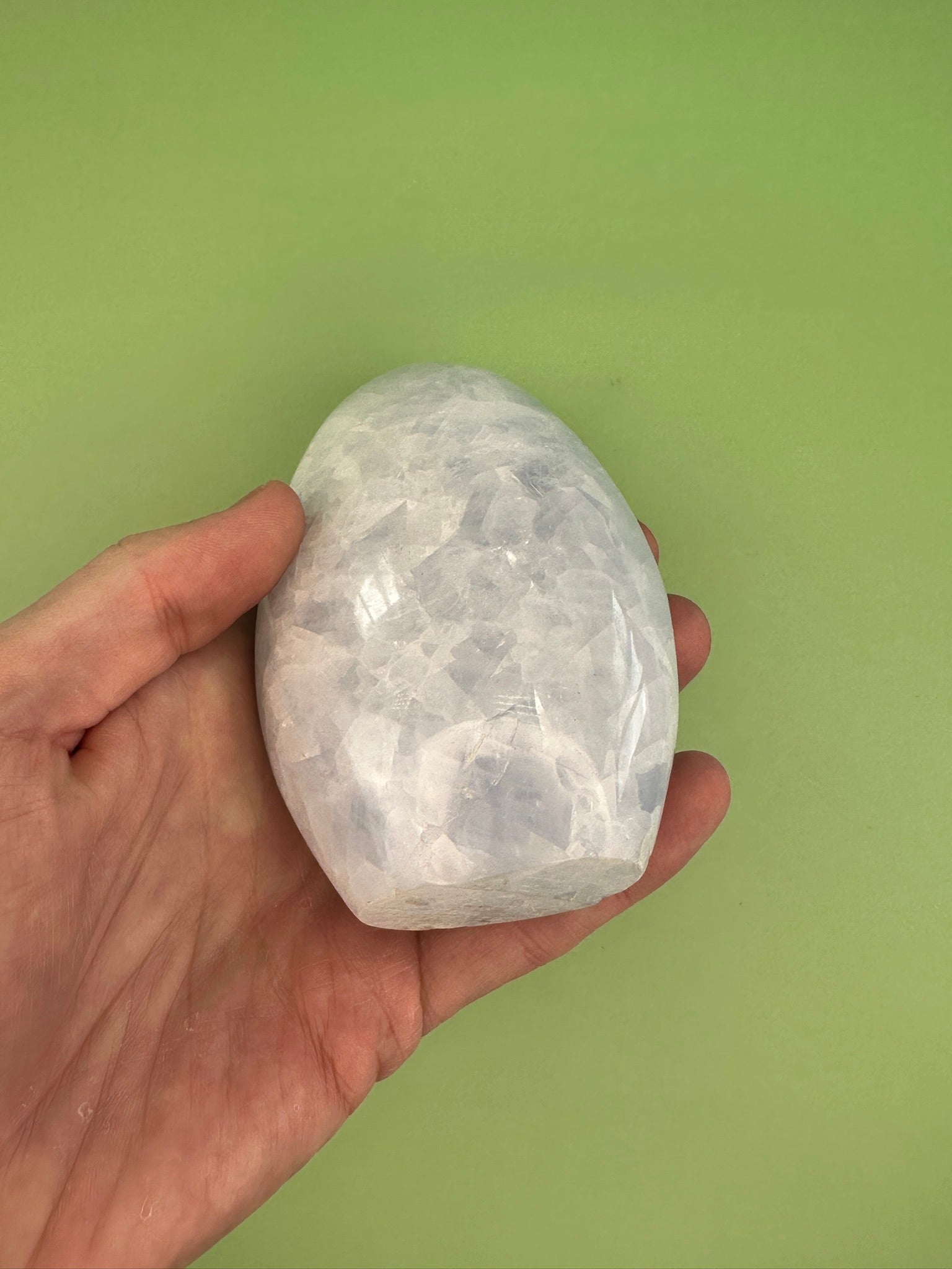 Blue calcite - Free form