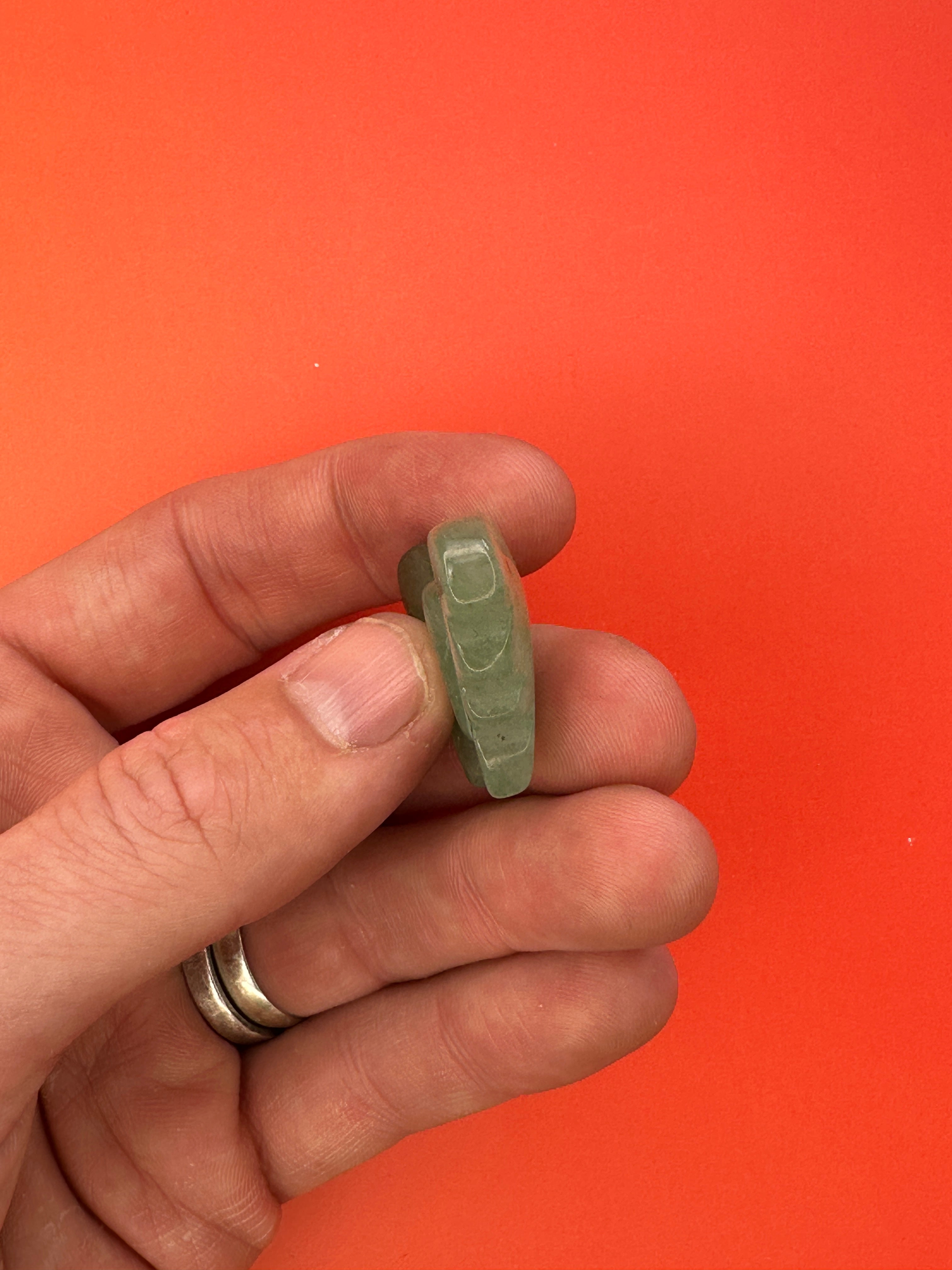 Green aventurine - Butterfly