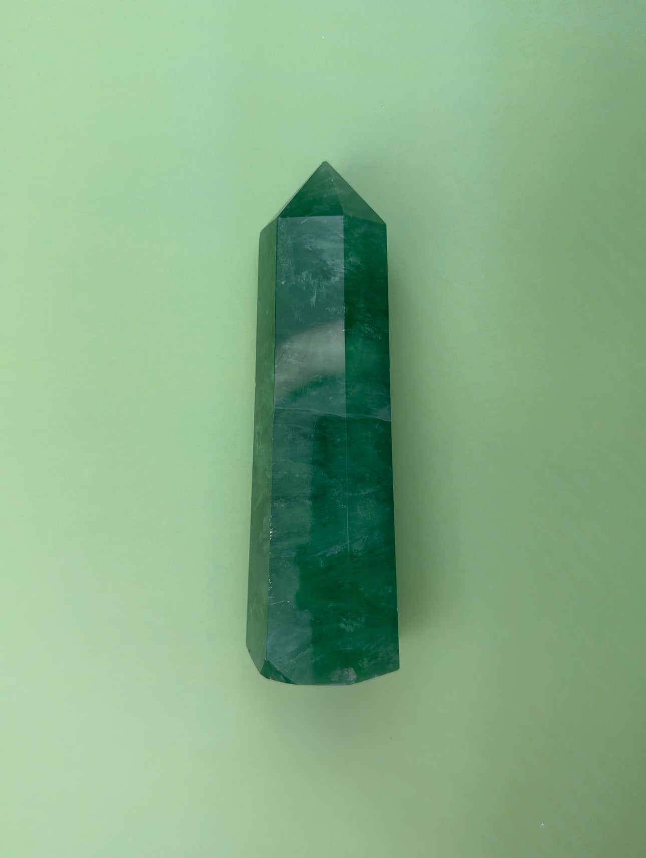 Green fluorite - XL Tower