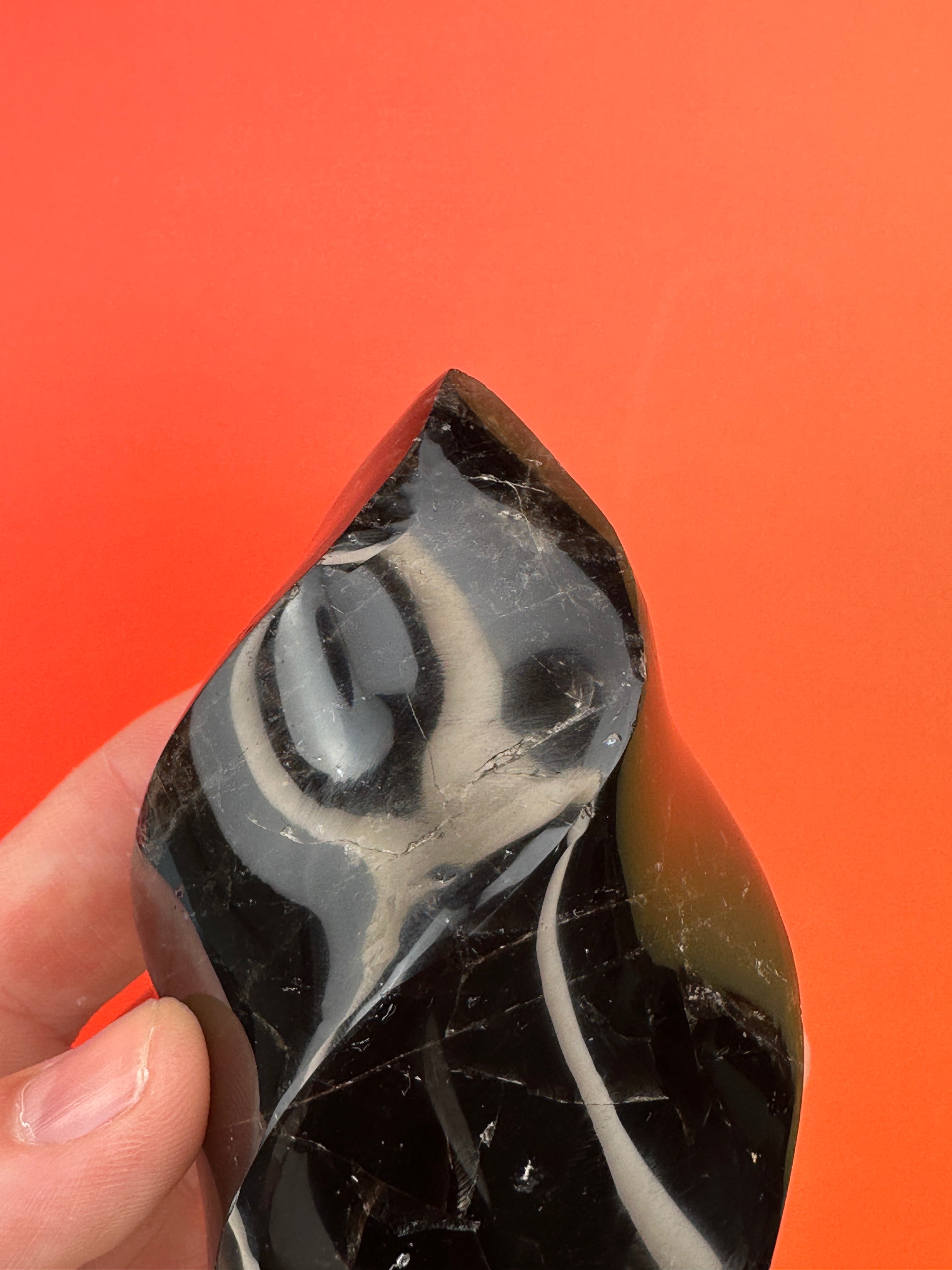 Smoky quartz - Flame