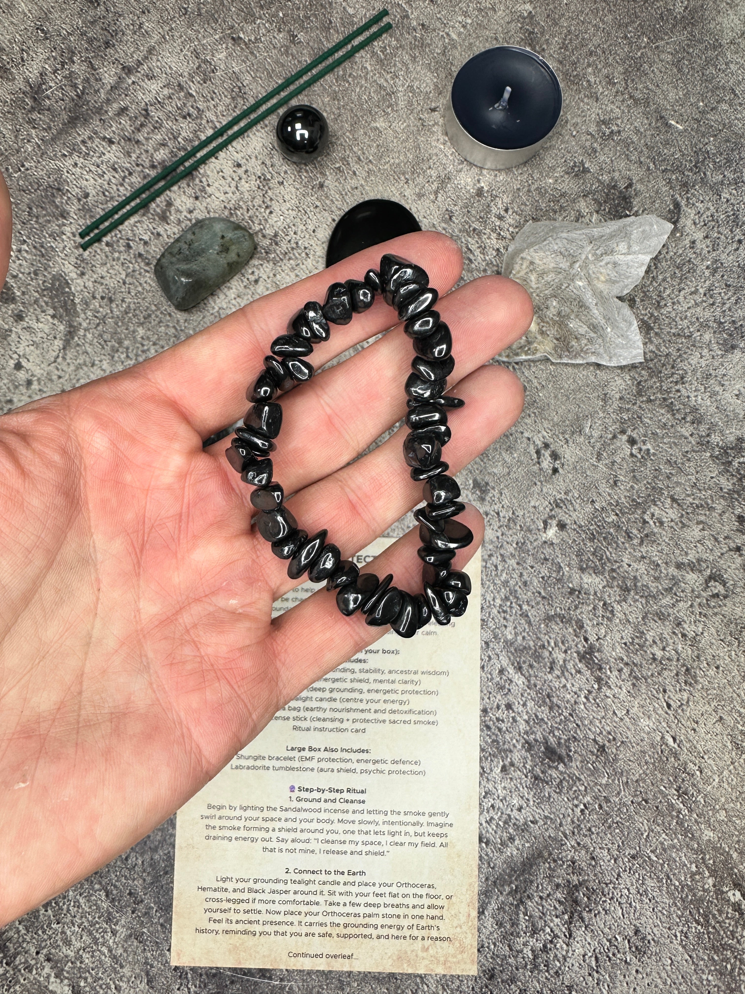 Grounding and protection - Ritual box