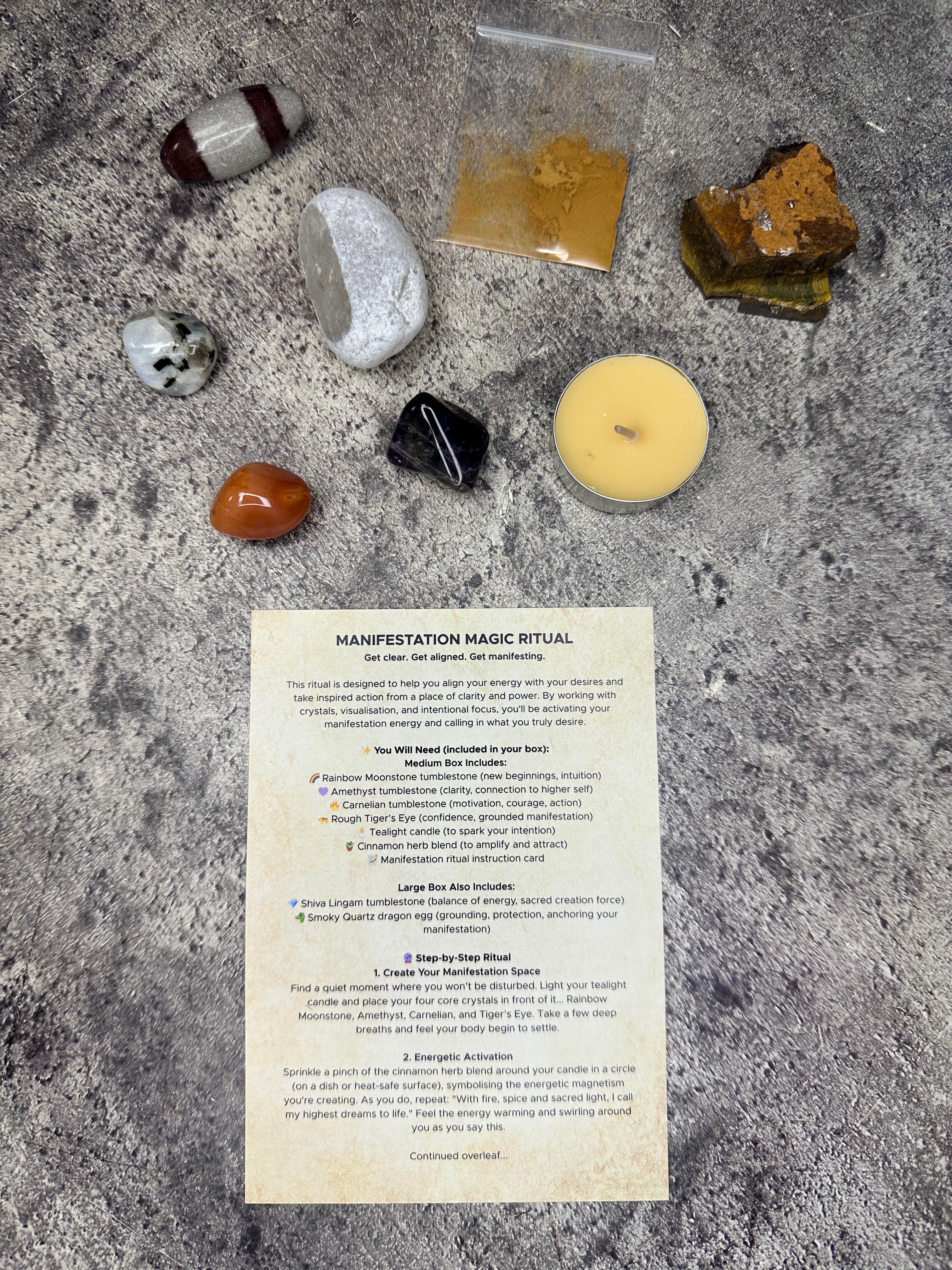 Manifestation magic - Ritual box