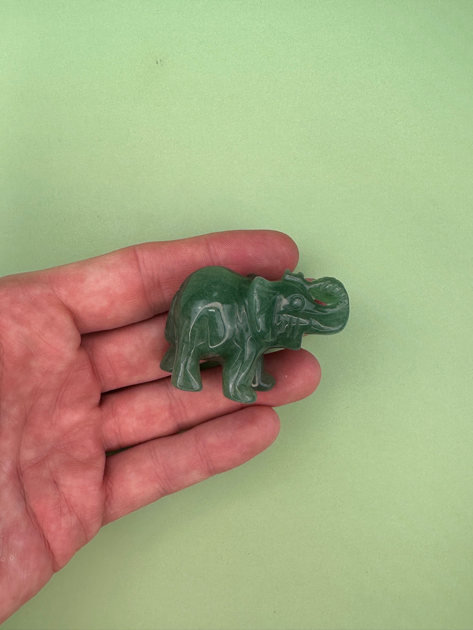Green aventurine - Elephant