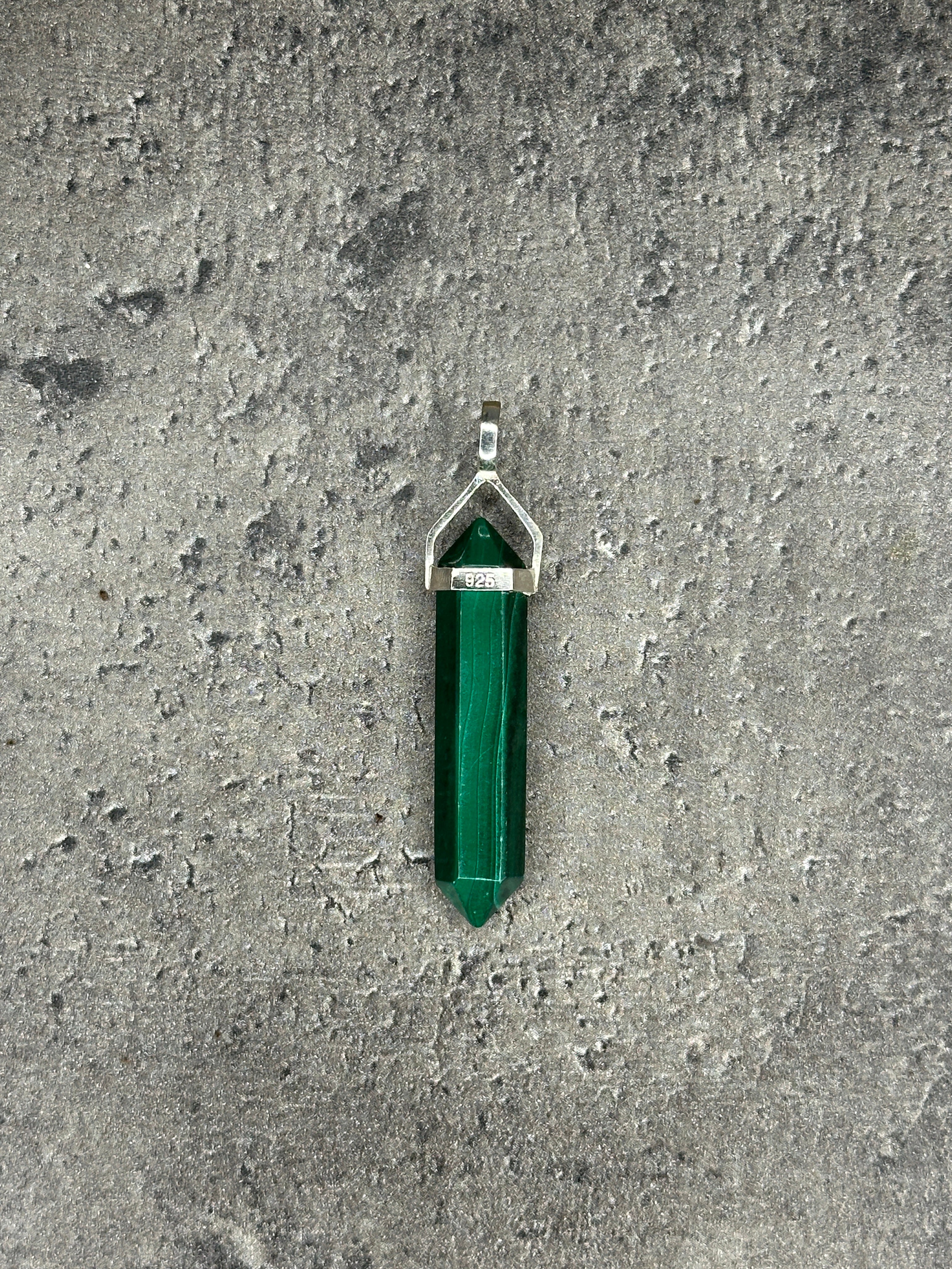 Development pendant - Malachite (sterling silver)