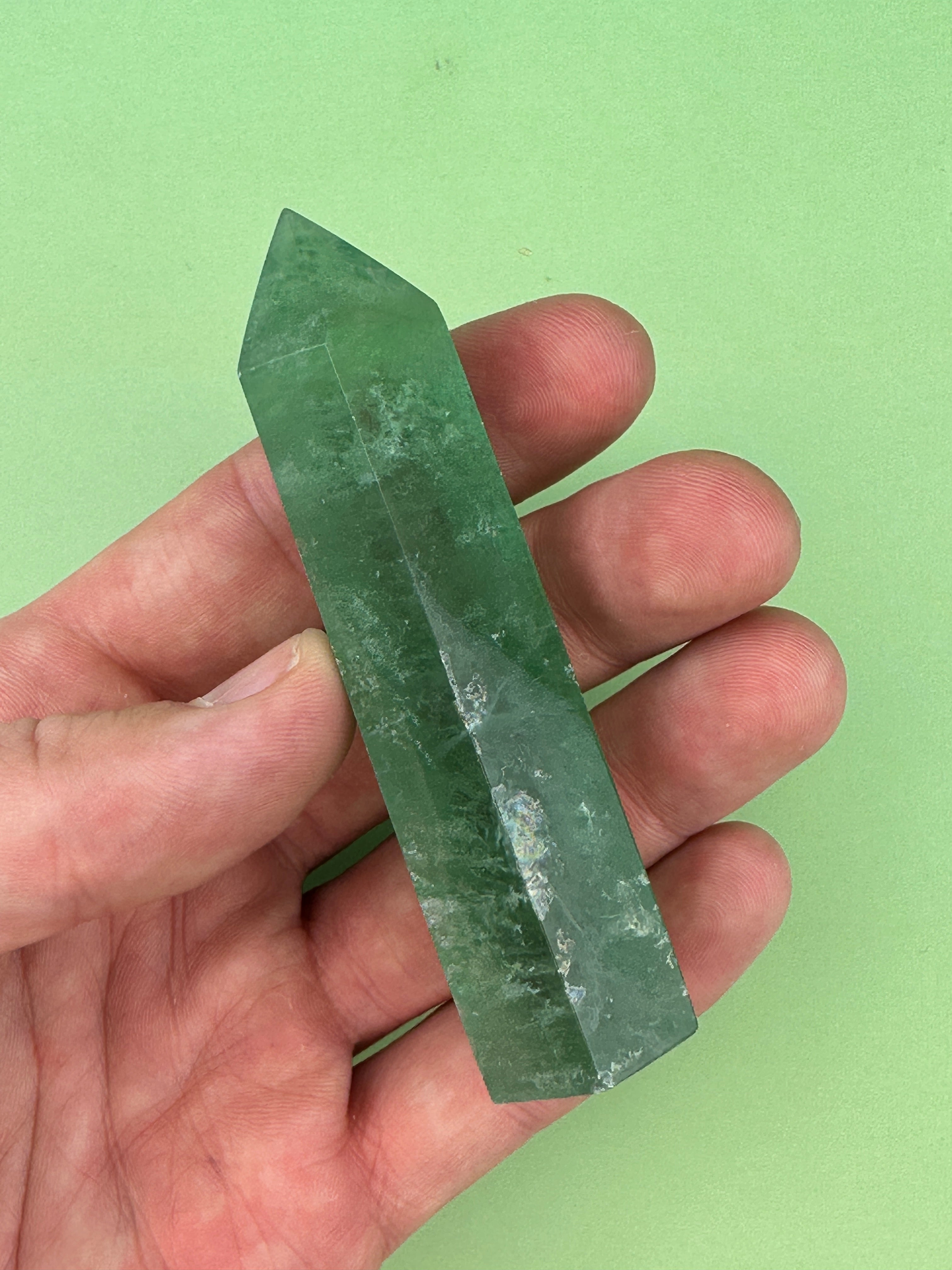 Green fluorite - Tower