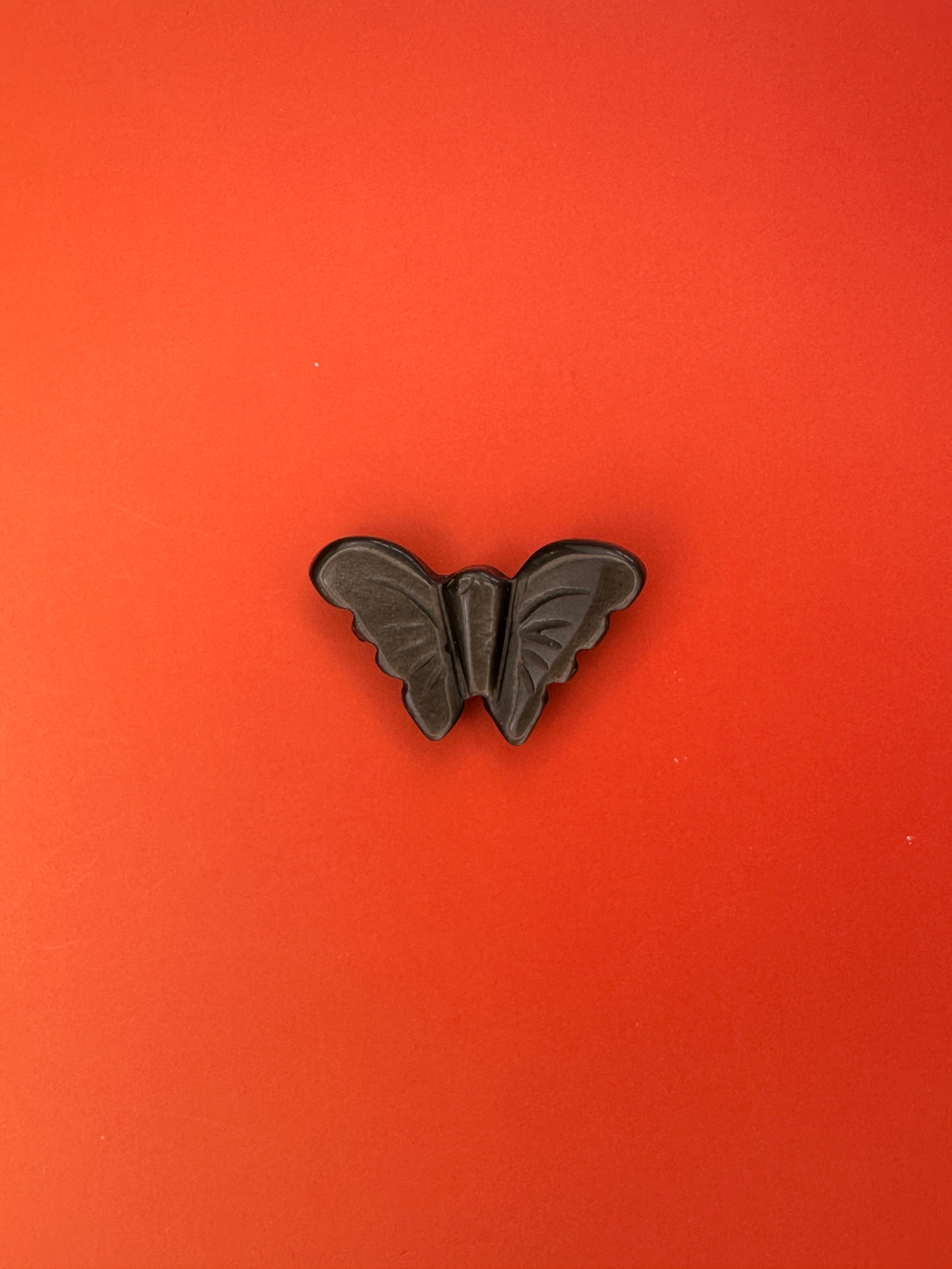 Silver sheen obsidian - Butterfly