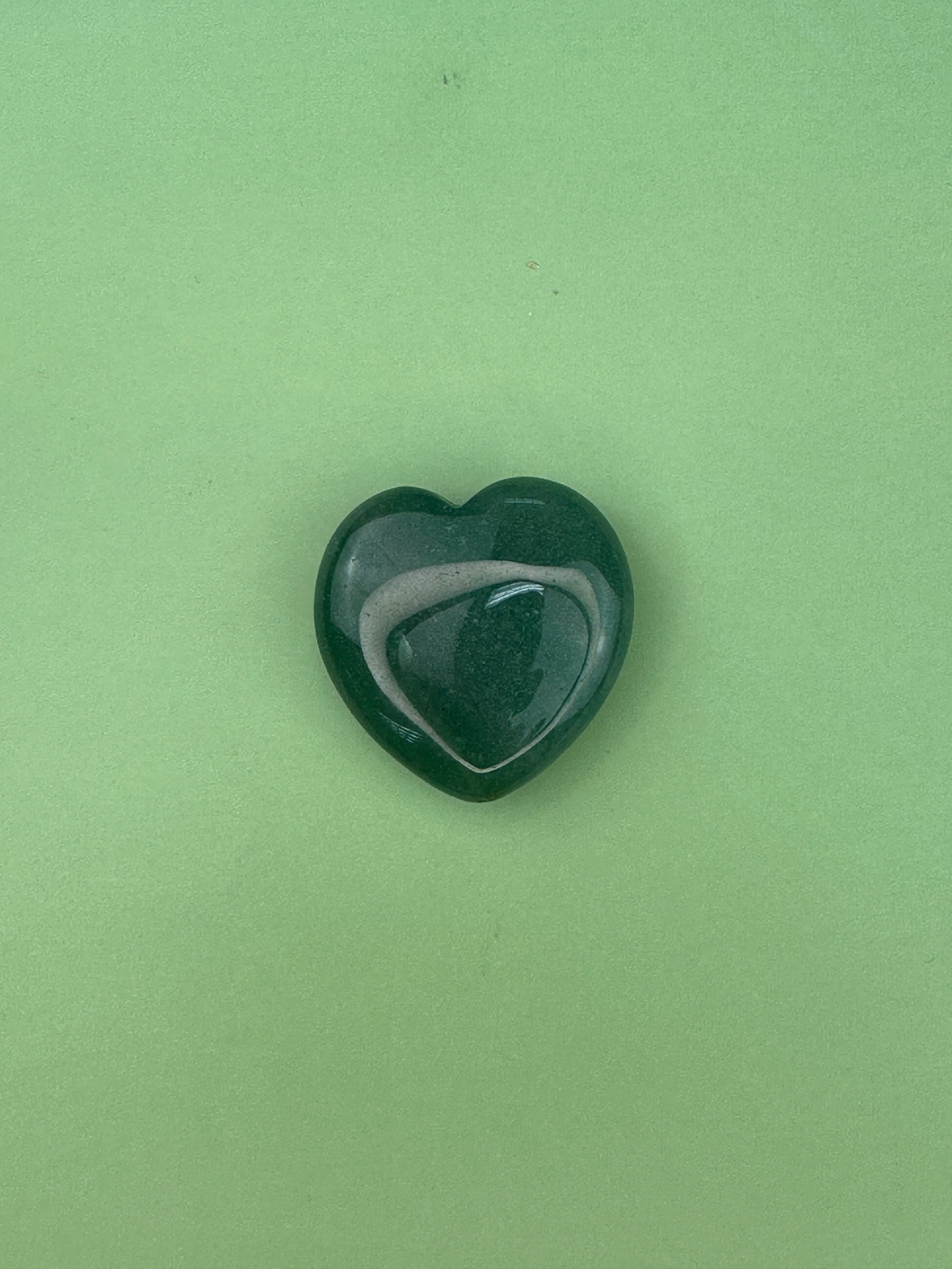Green aventurine - Medium heart