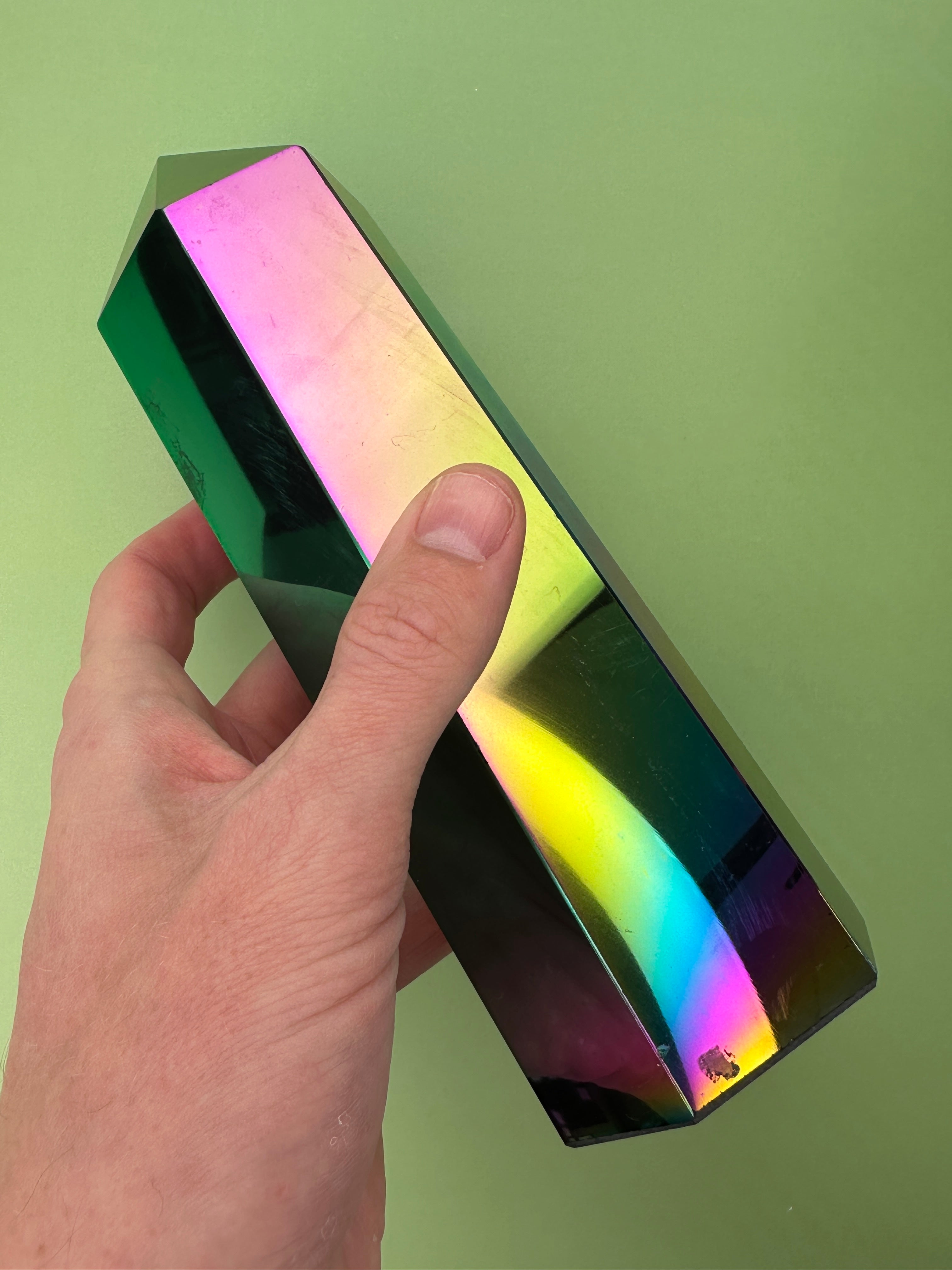 Titanium aura quartz - XL Tower