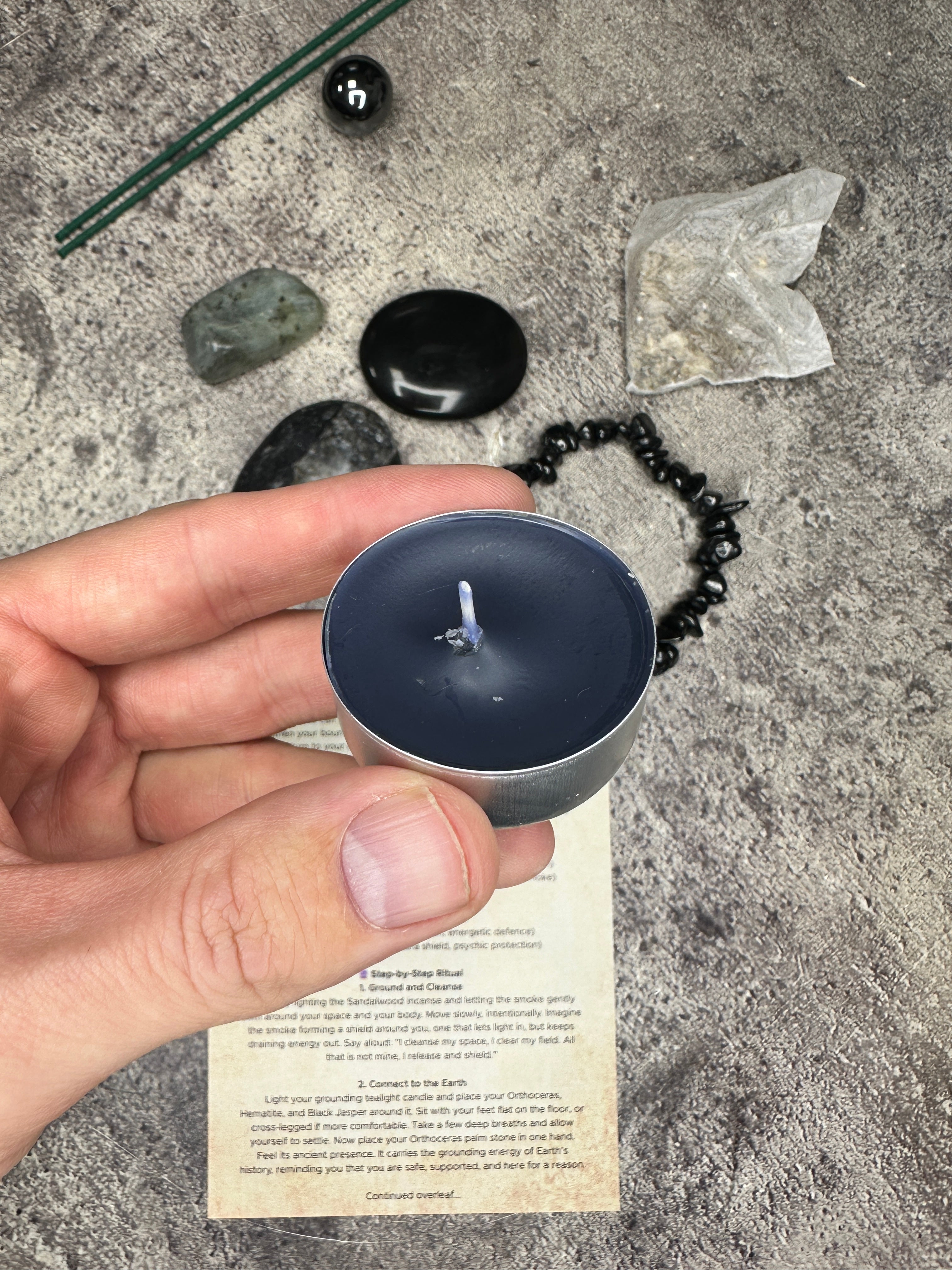 Grounding and protection - Ritual box