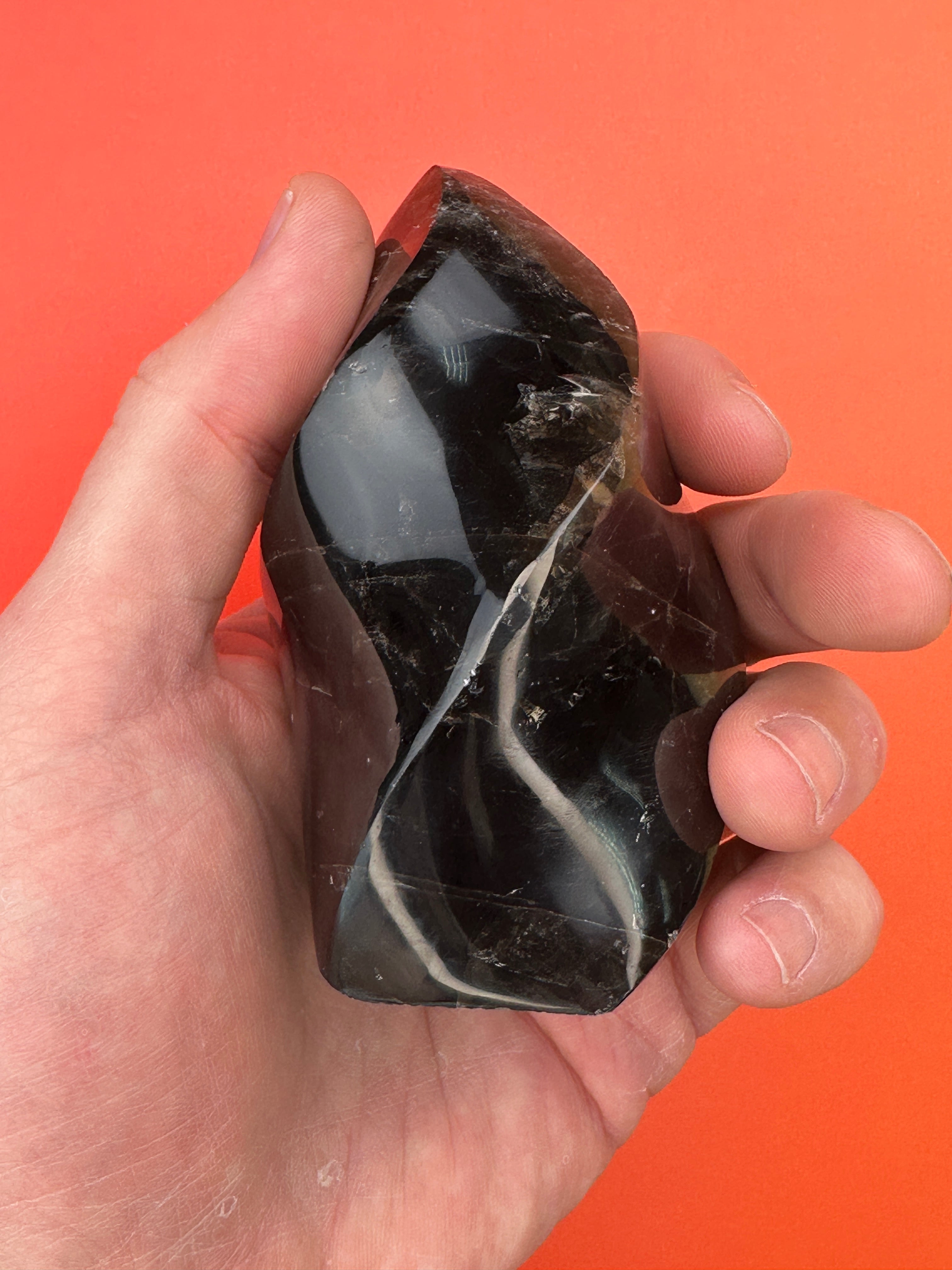 Smoky quartz - Flame