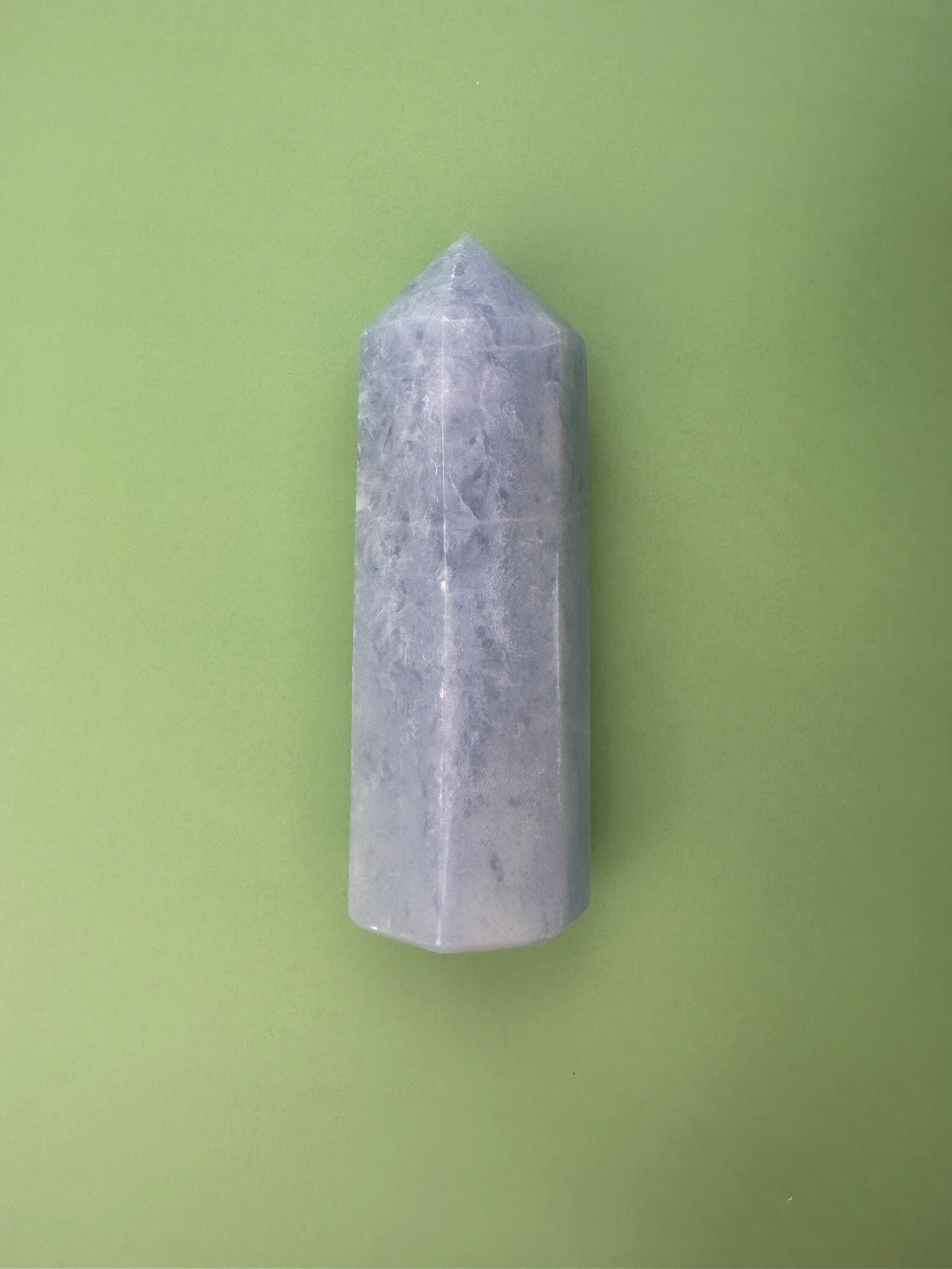 Blue calcite - XL Tower