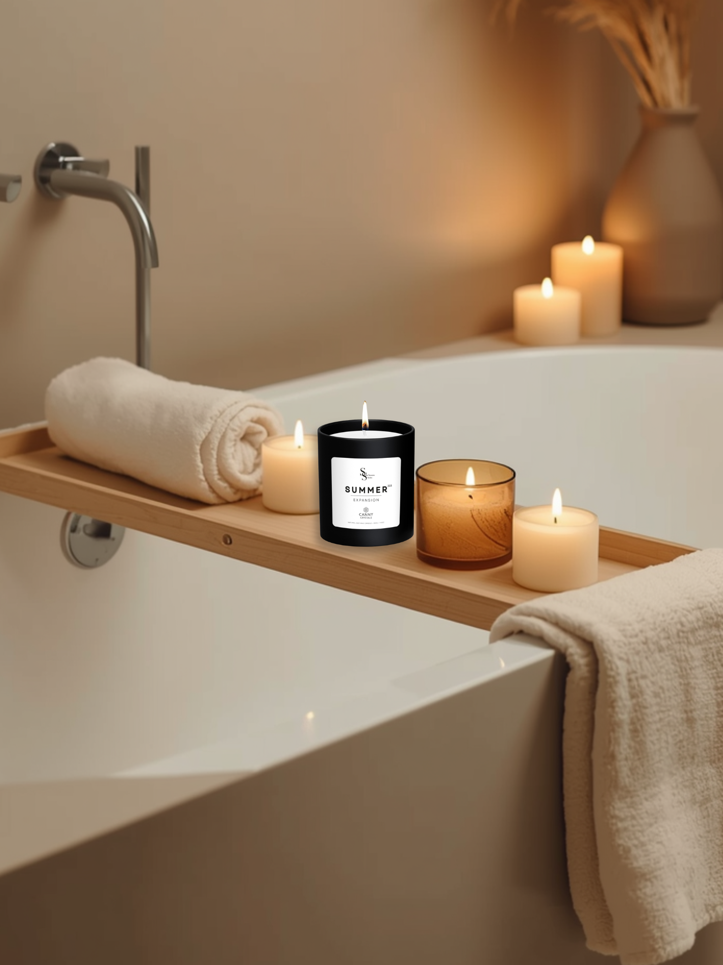 Reiki-infused ritual candle - Good Energy