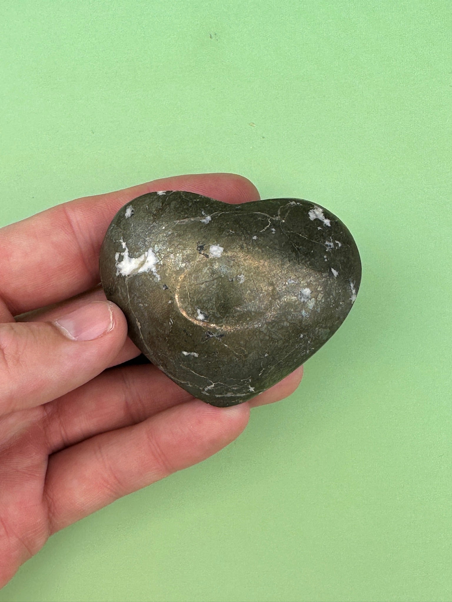 Chalcopyrite - Large heart