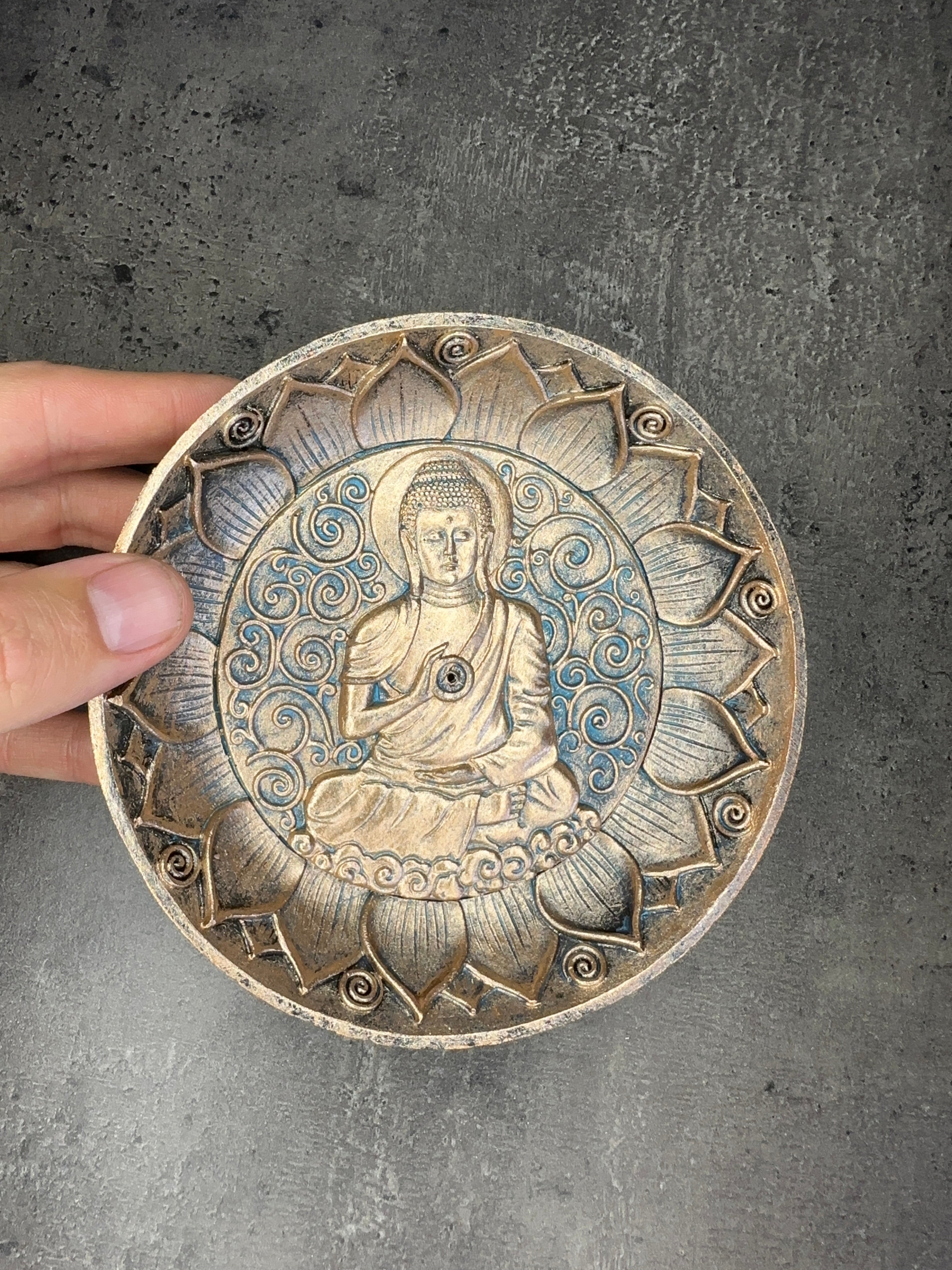 Buddha plate - Incense holder