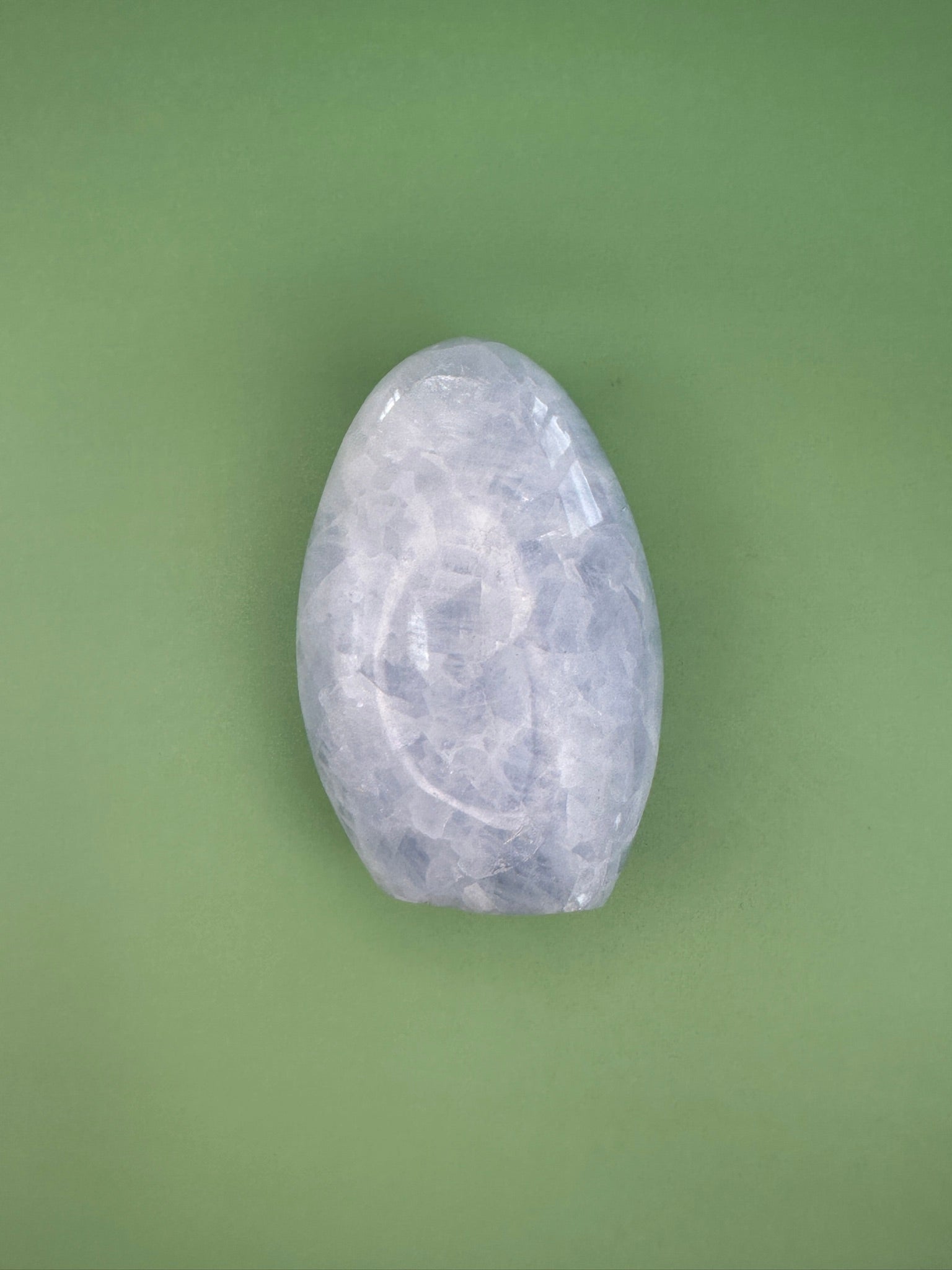 Blue calcite - Free form