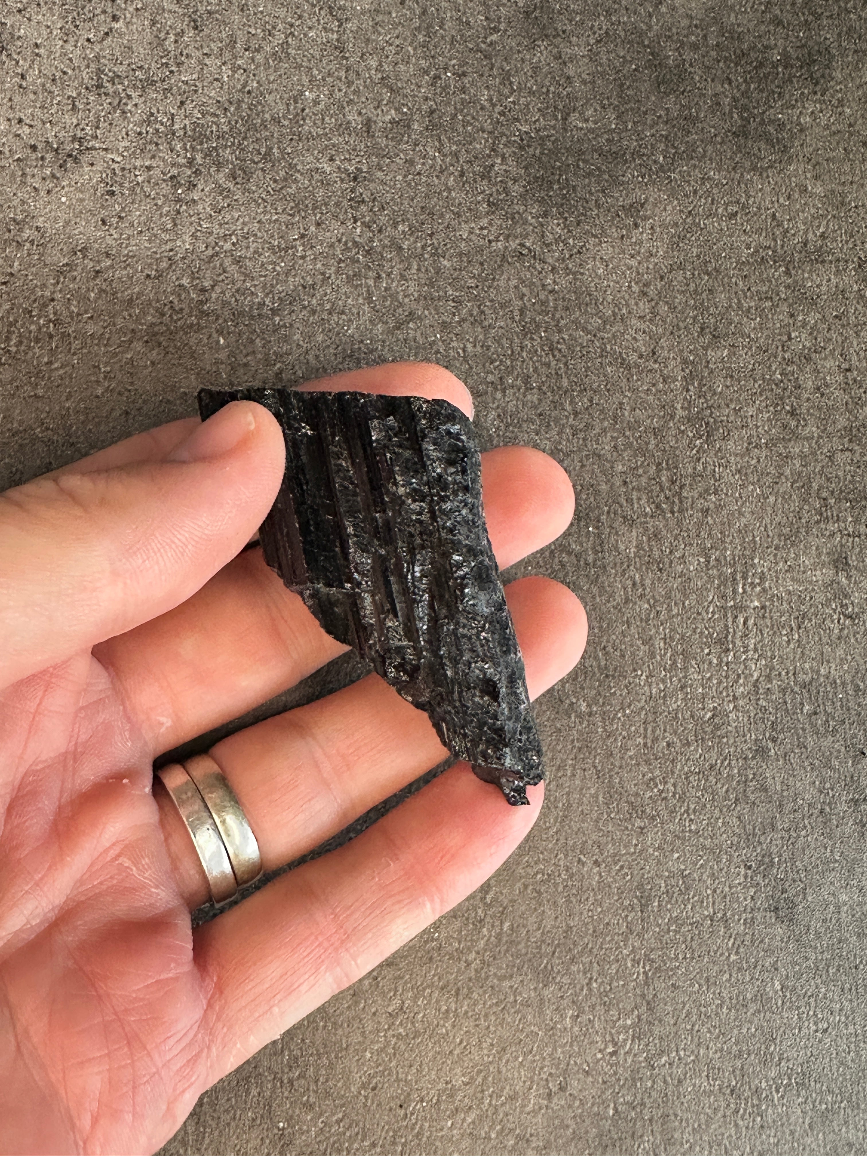 Black tourmaline - Large rough chunk