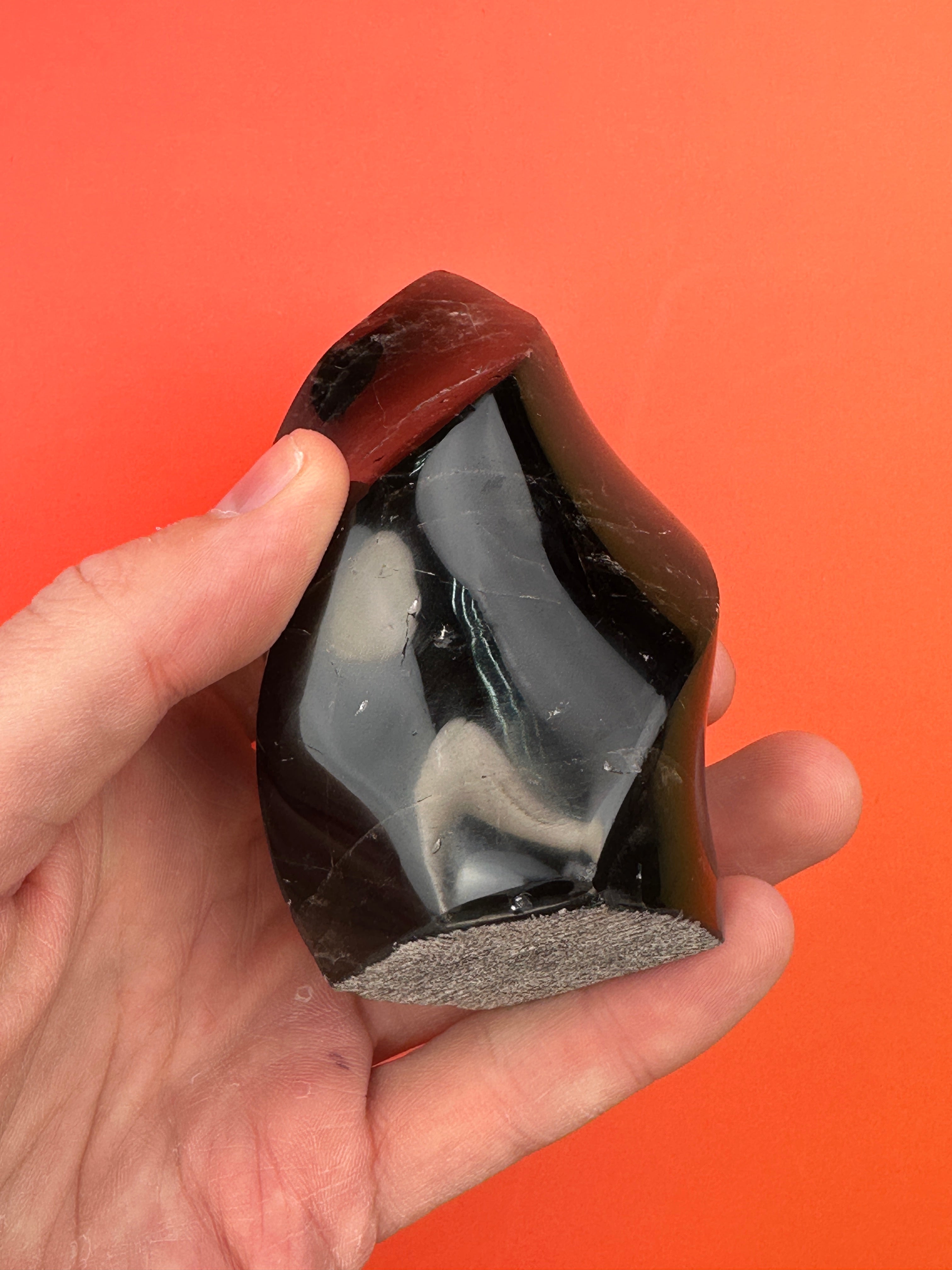 Smoky quartz - Flame