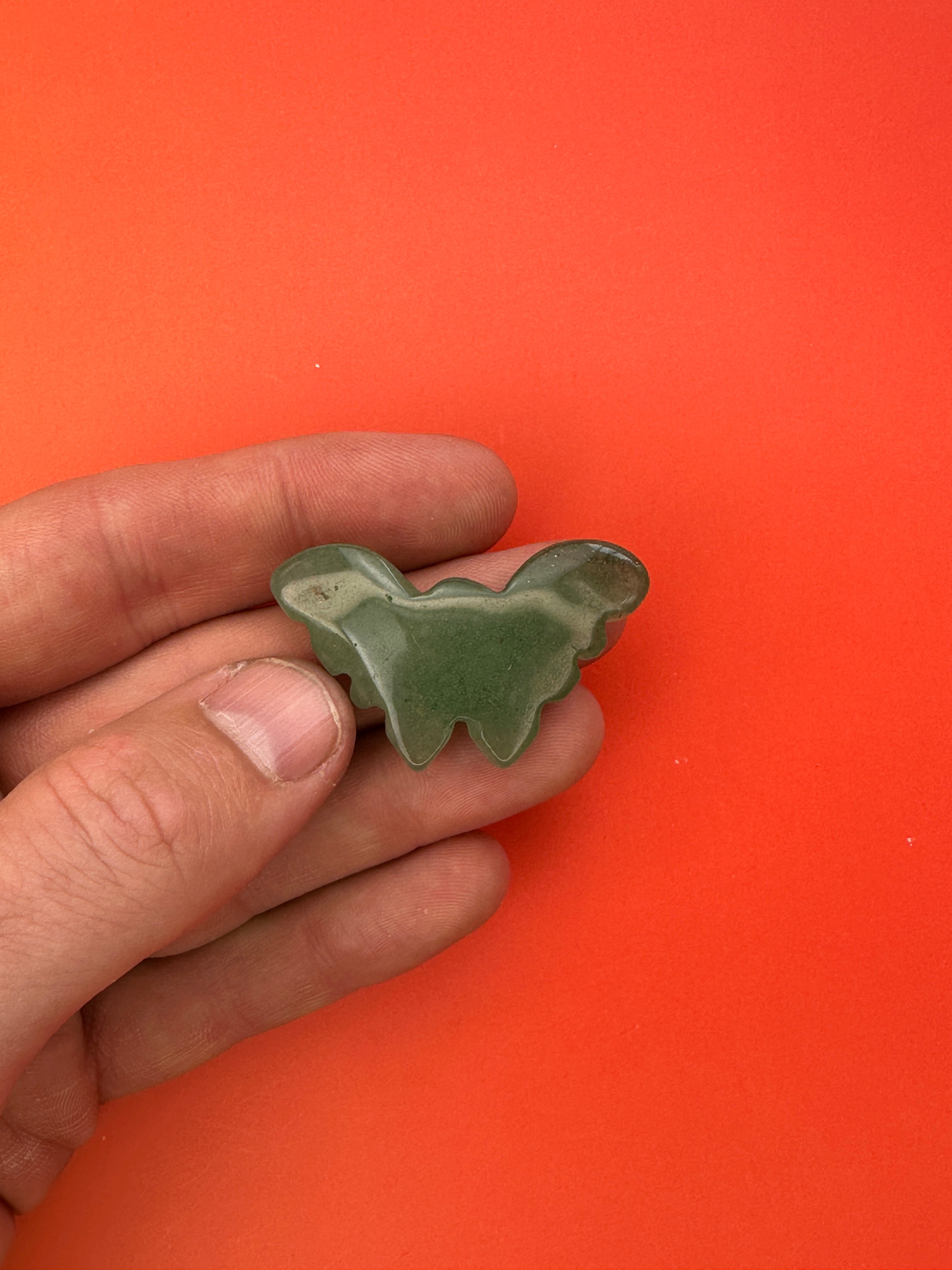 Green aventurine - Butterfly