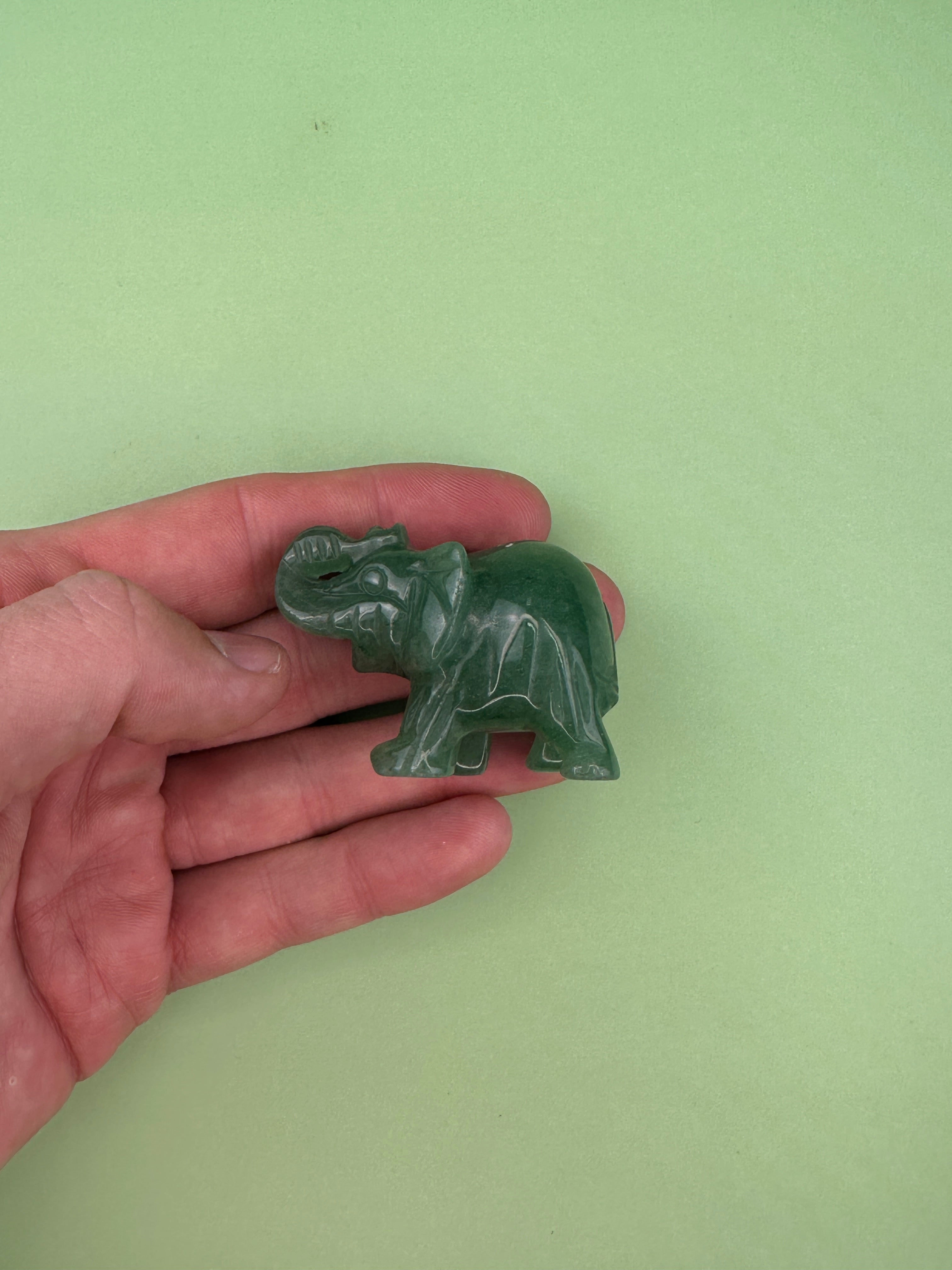 Green aventurine - Elephant