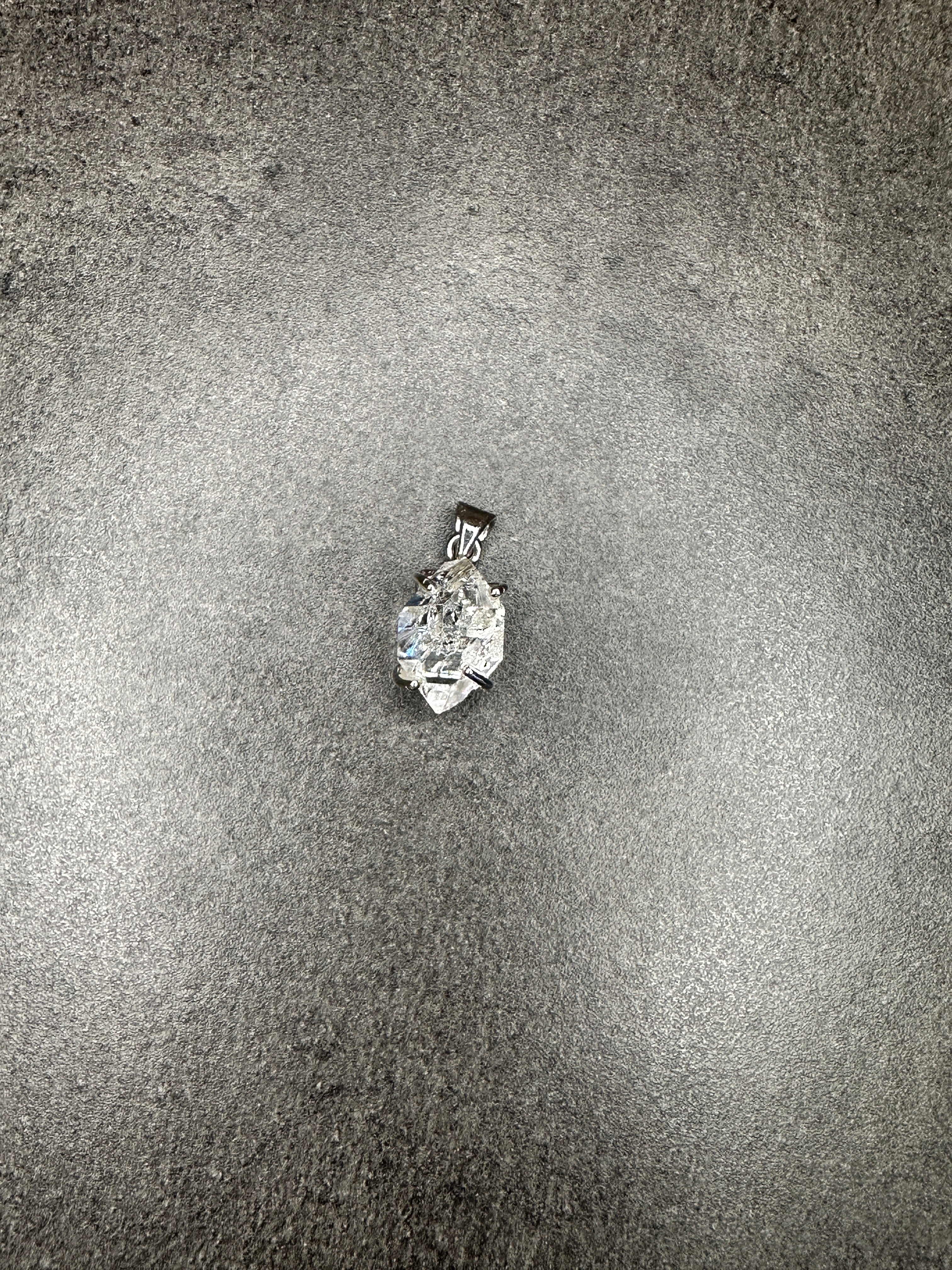 Herkimer diamond - Faceted pendant