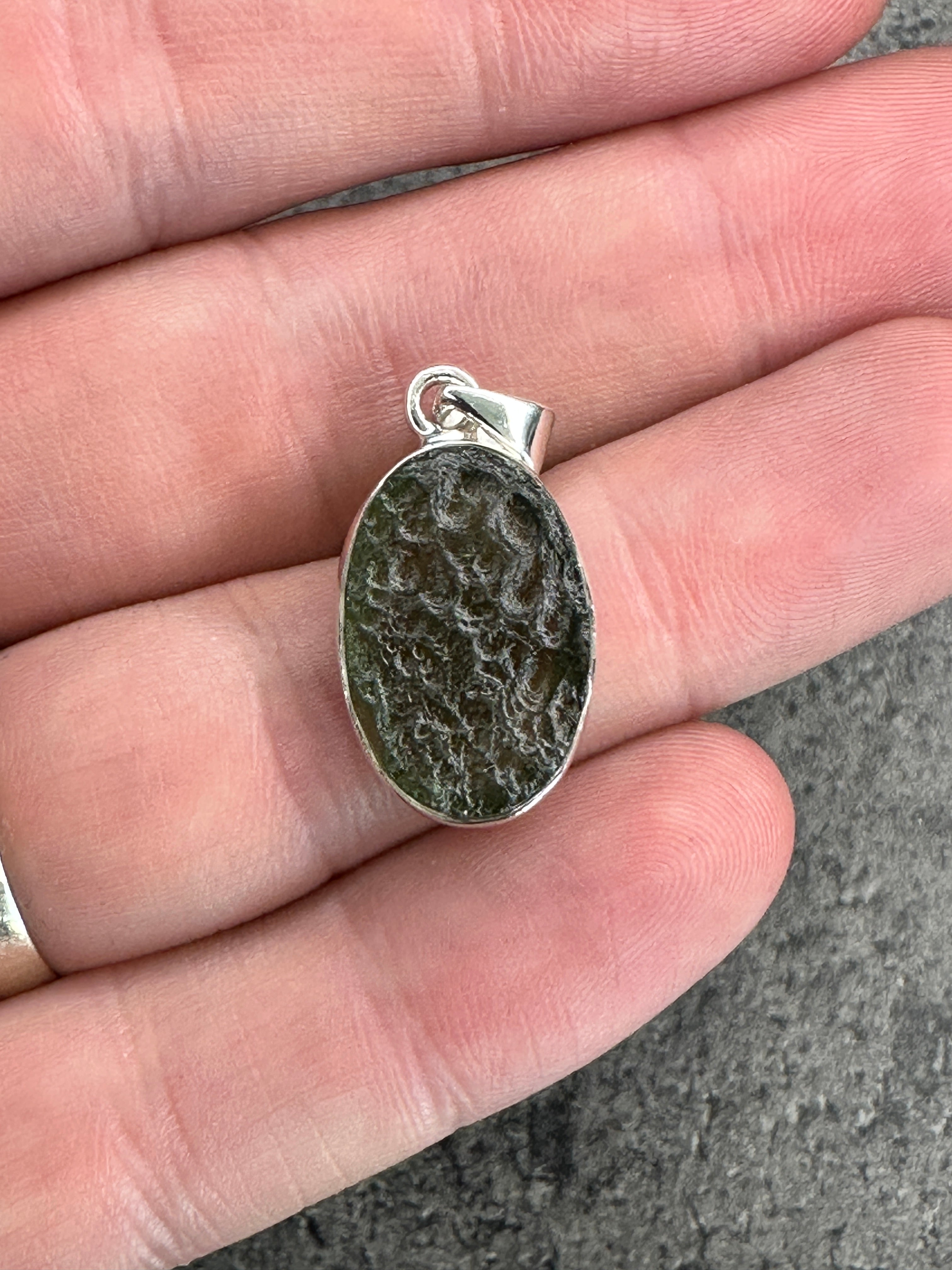 Moldavite - Necklace pendant
