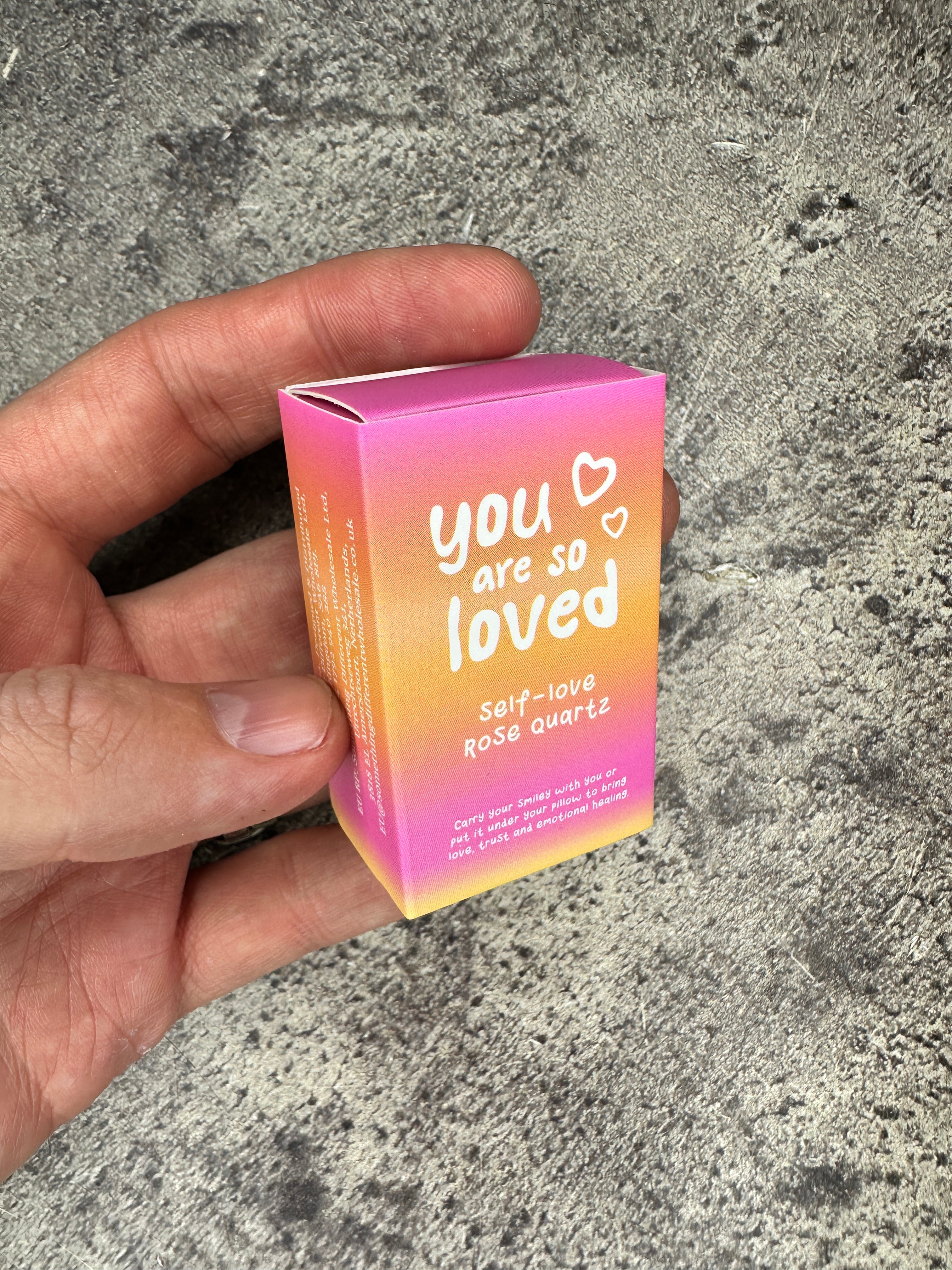 Rose quartz - You Are Loved, Happy face