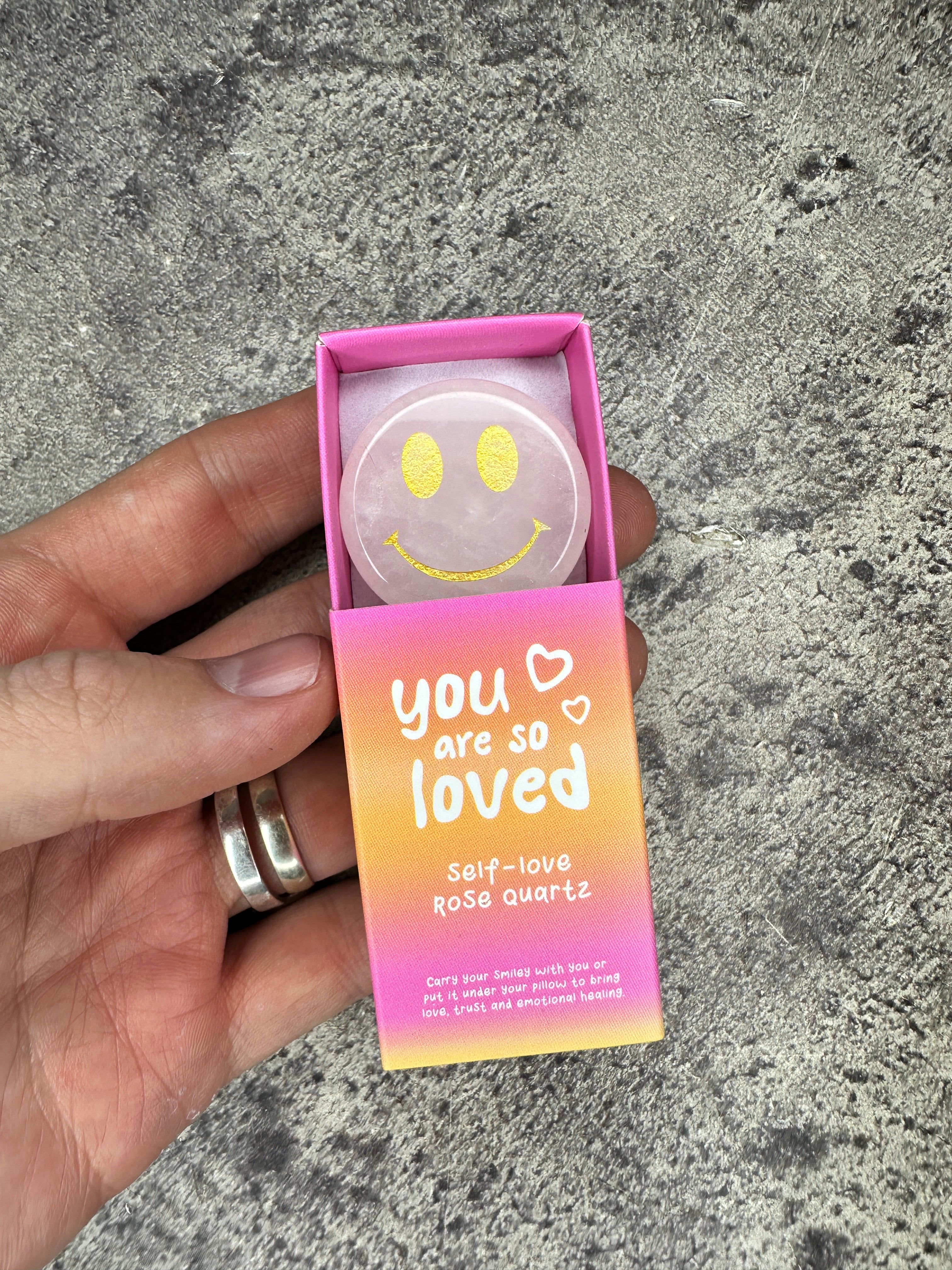 Rose quartz - You Are Loved, Happy face
