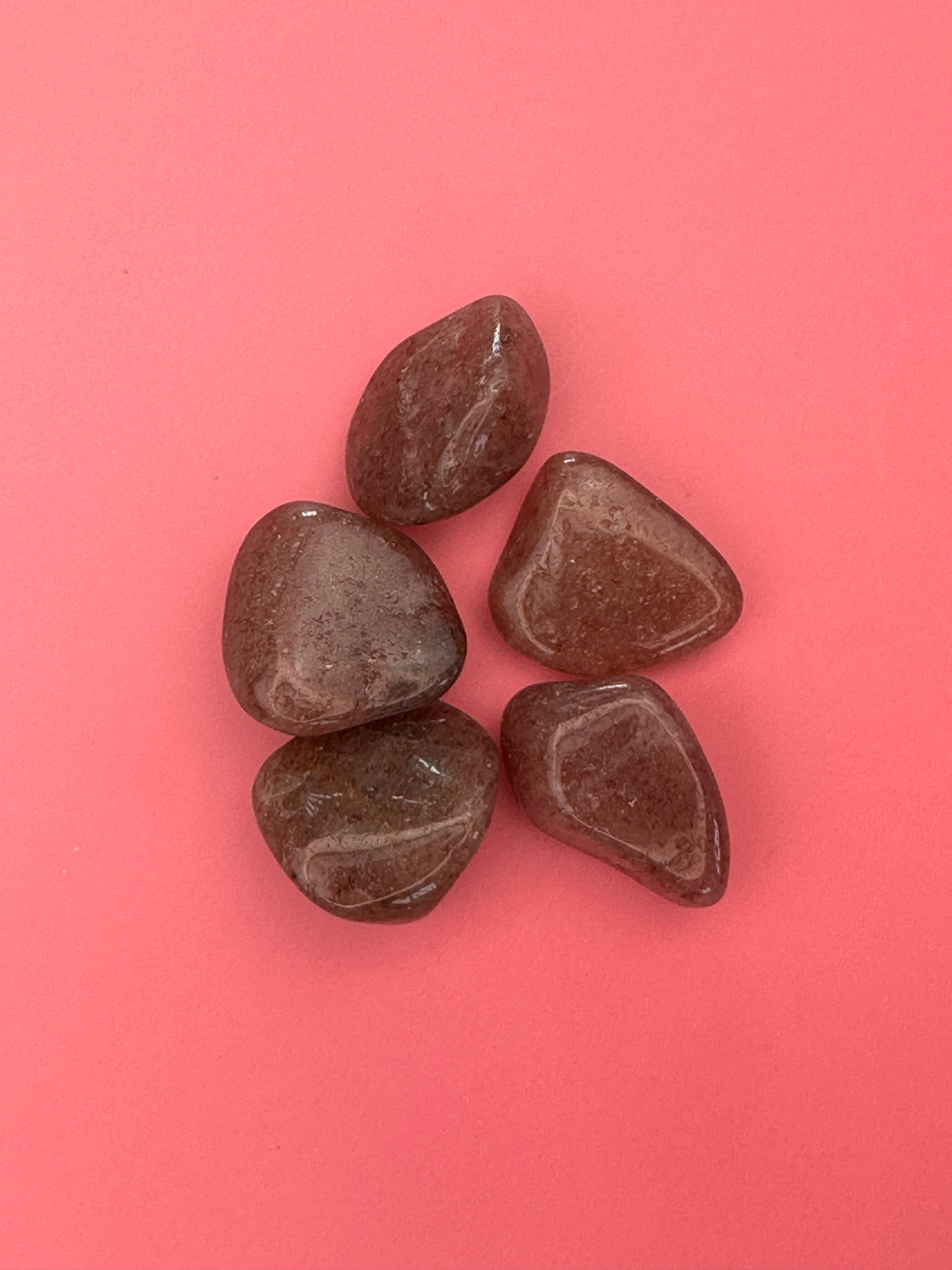 Strawberry quartz - Tumblestone