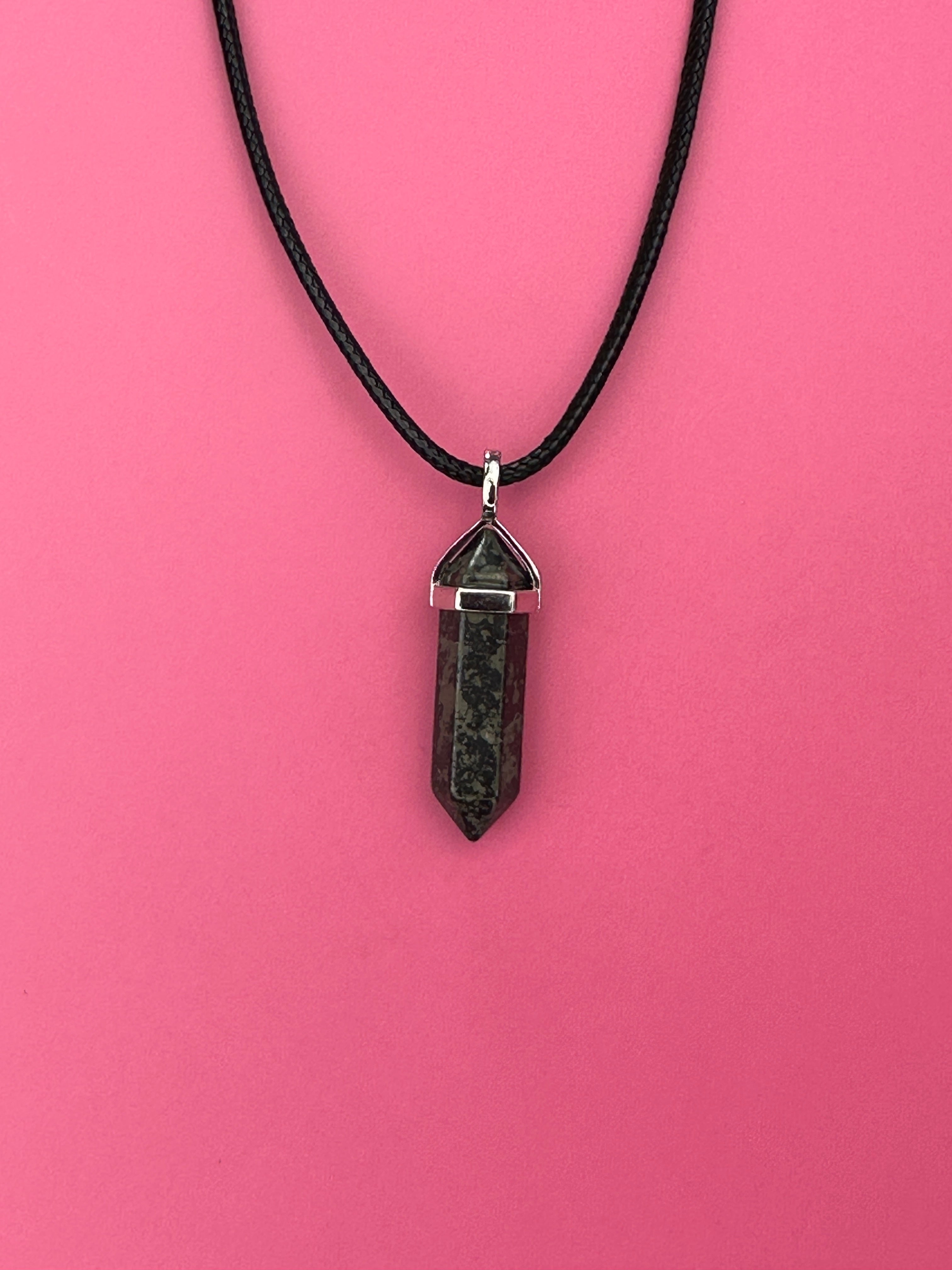 Abundance and wealth pendant - Pyrite