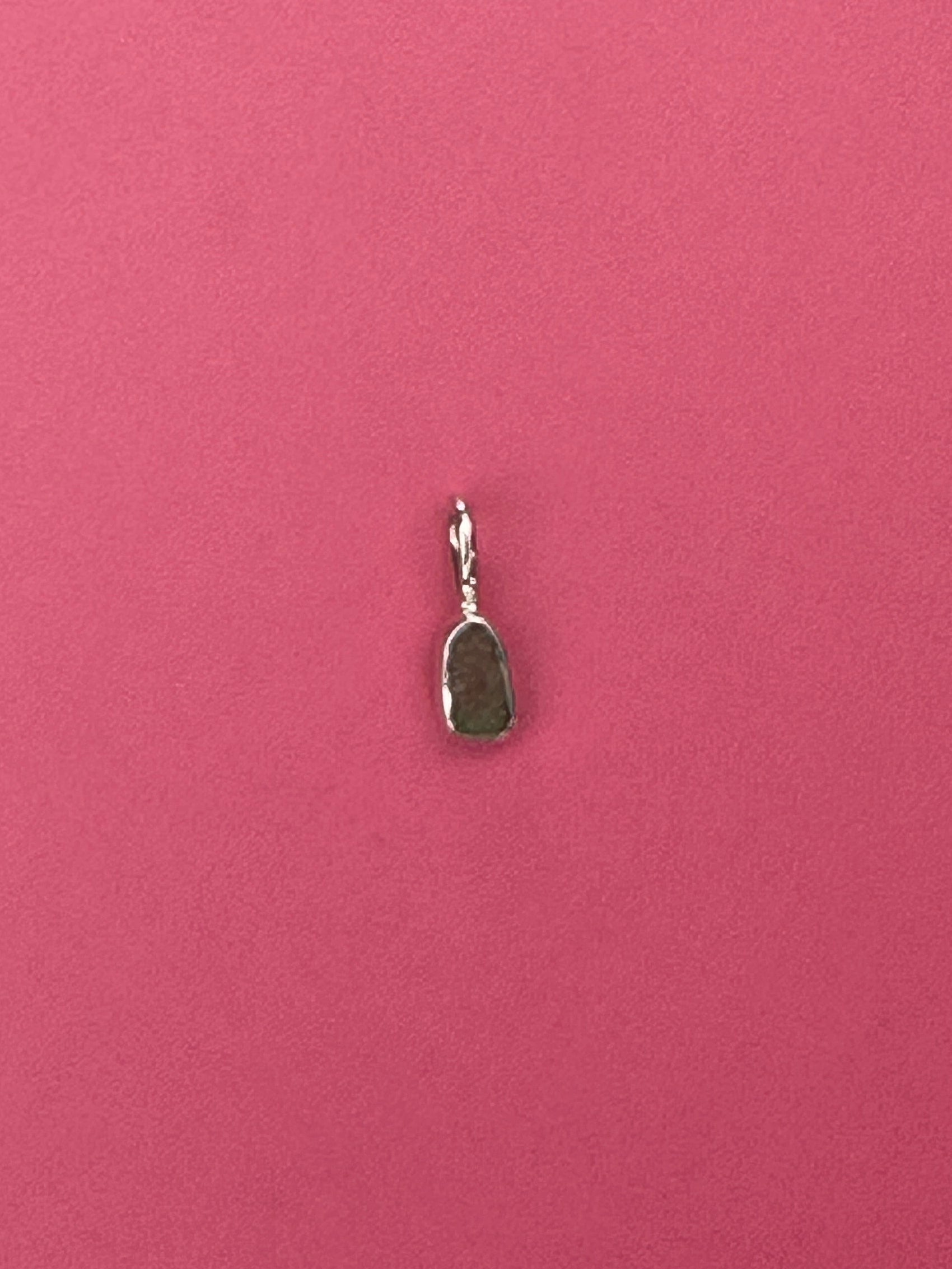Moldavite - Mini necklace pendant