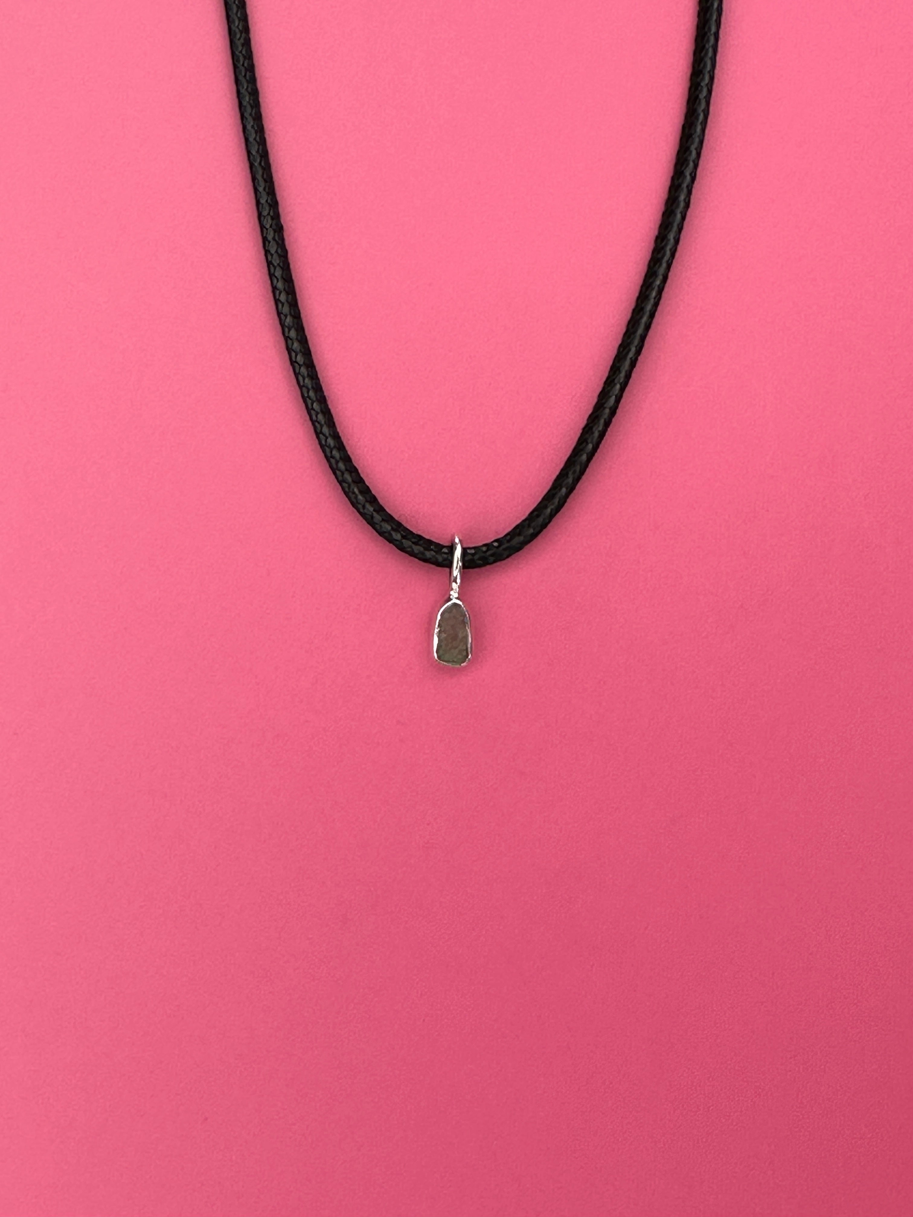 Moldavite - Mini necklace pendant