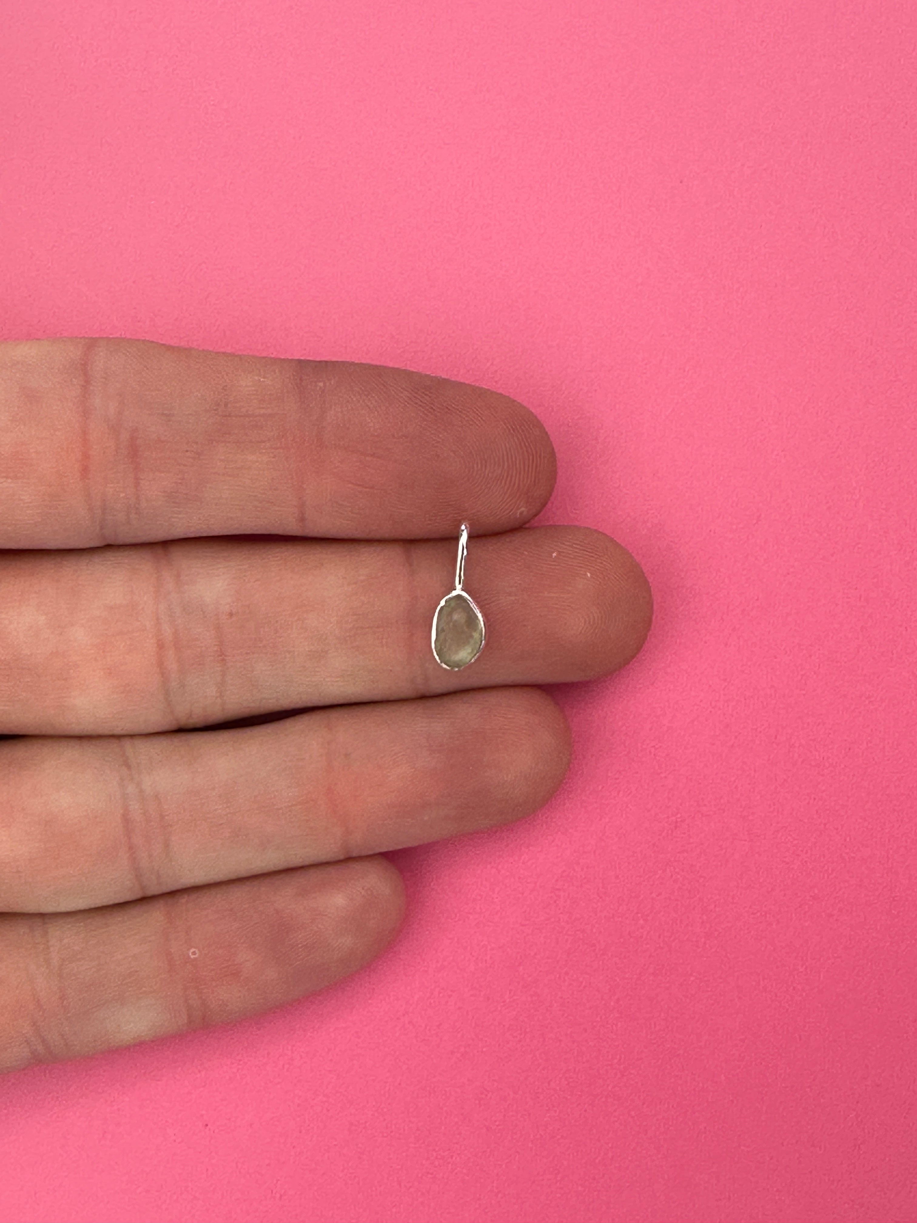 Libyan desert glass - Mini necklace pendant