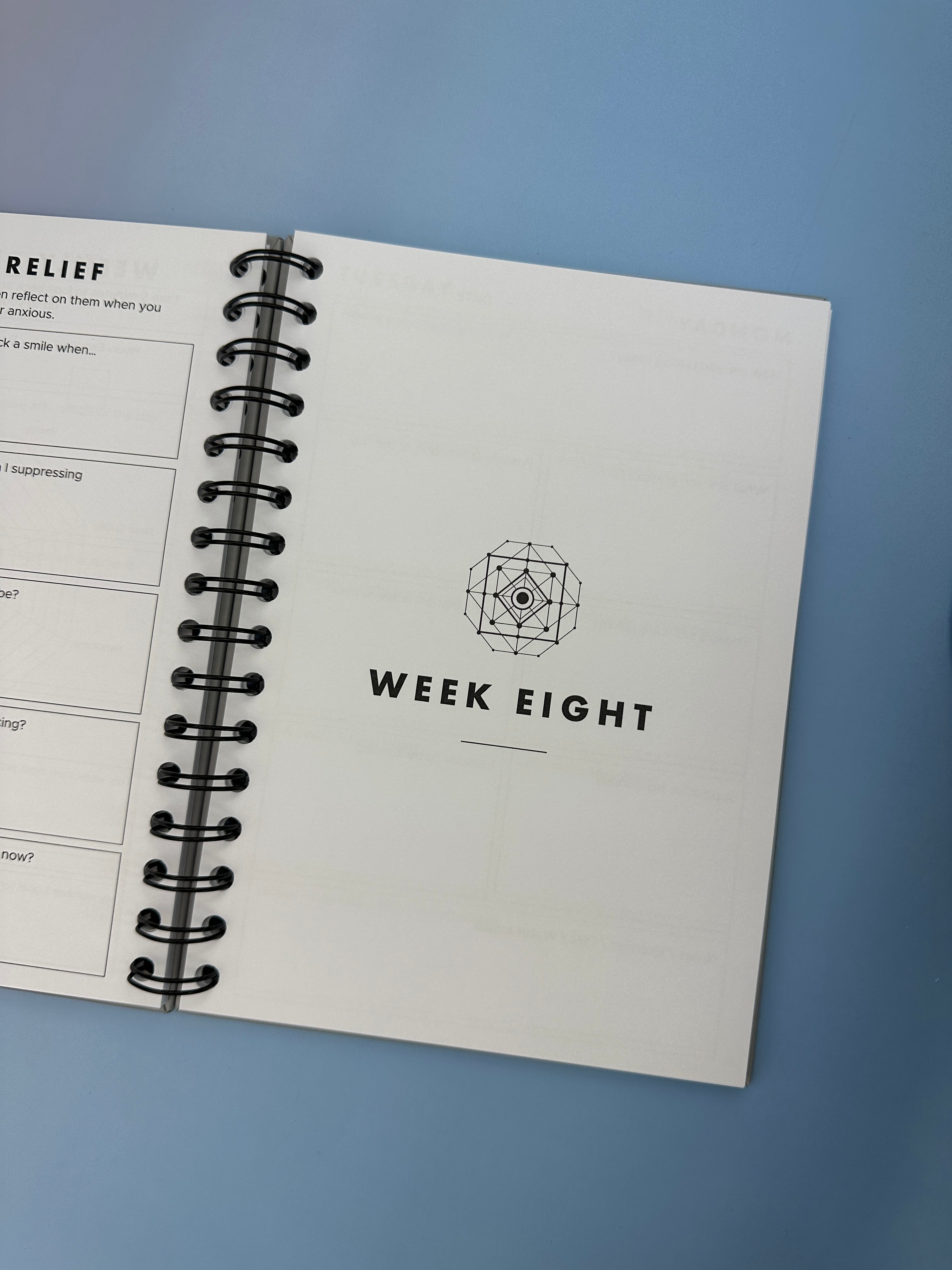 Wellbeing journal - Hardback, A5 (+ FREE CRYSTAL!)