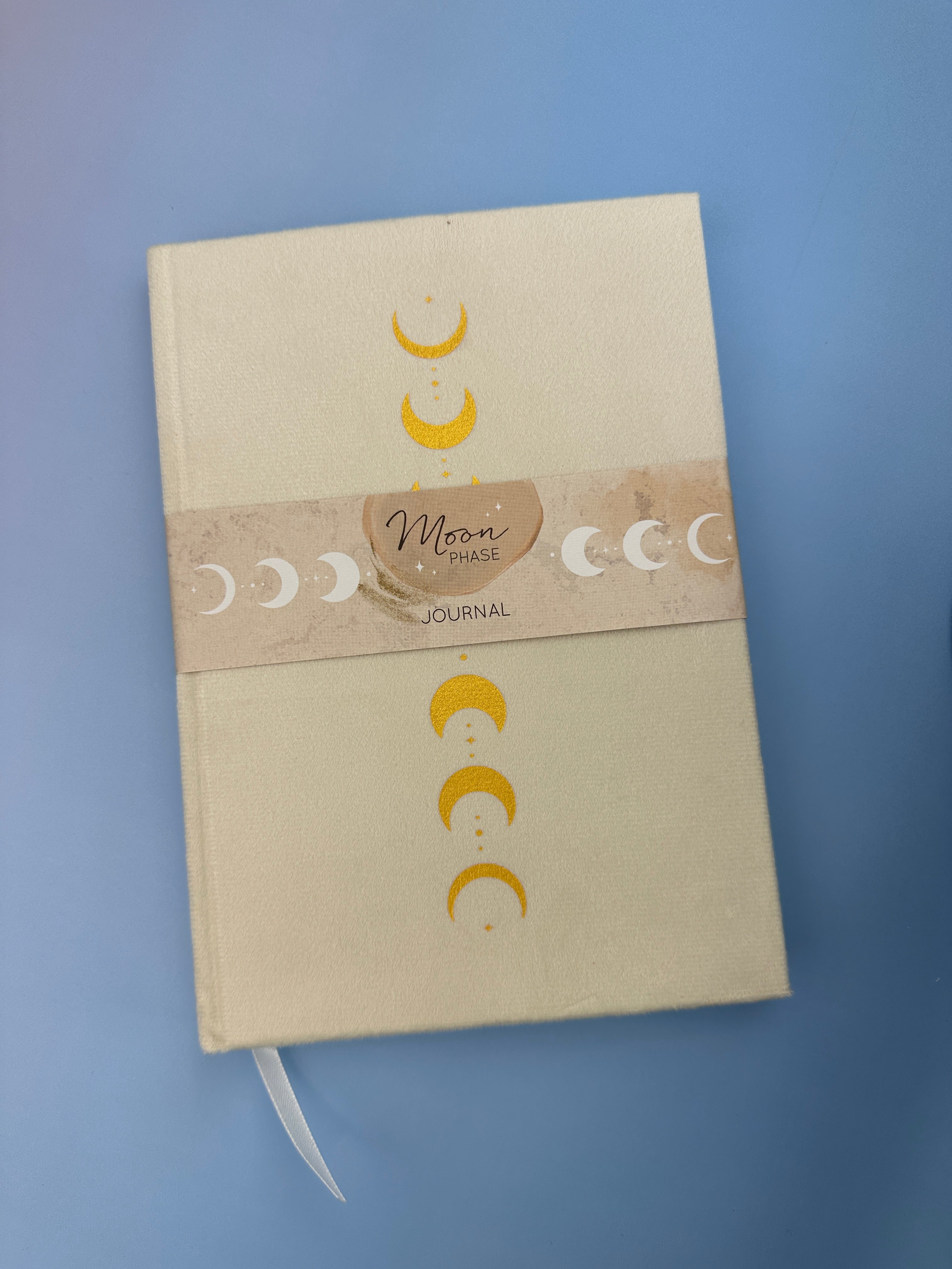 Manifestation moon journal - Velour padded cover