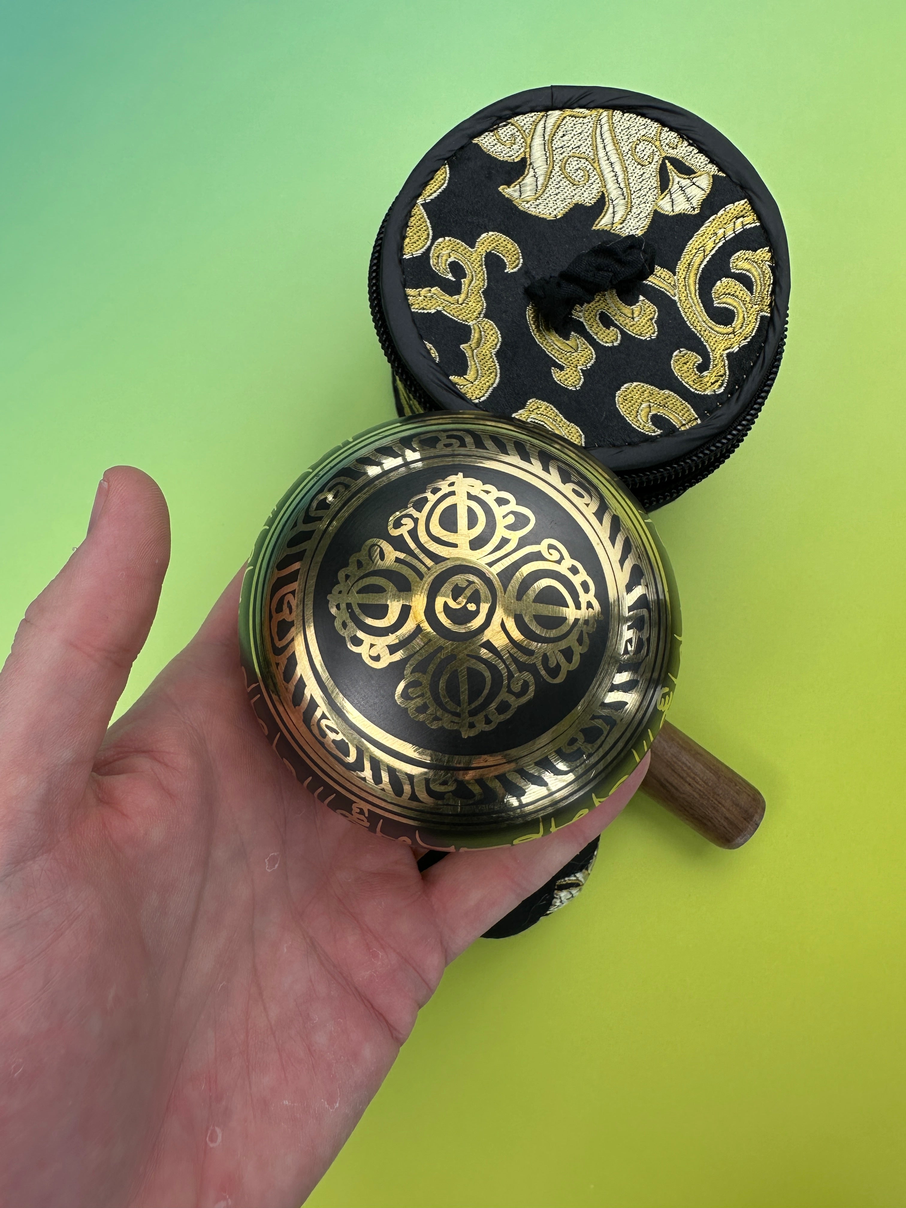 Tibetan singing bowl set