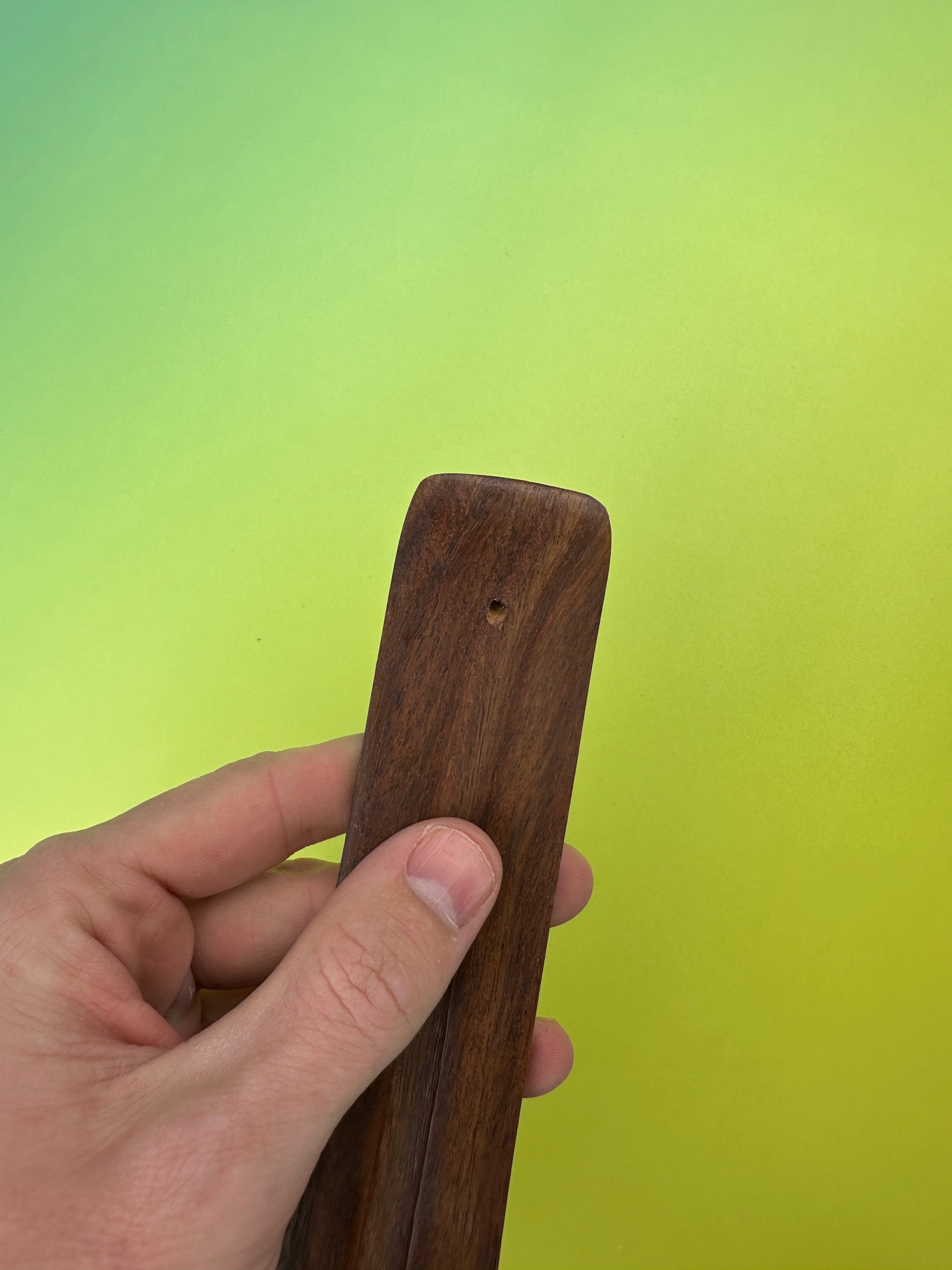 Wooden incense holder
