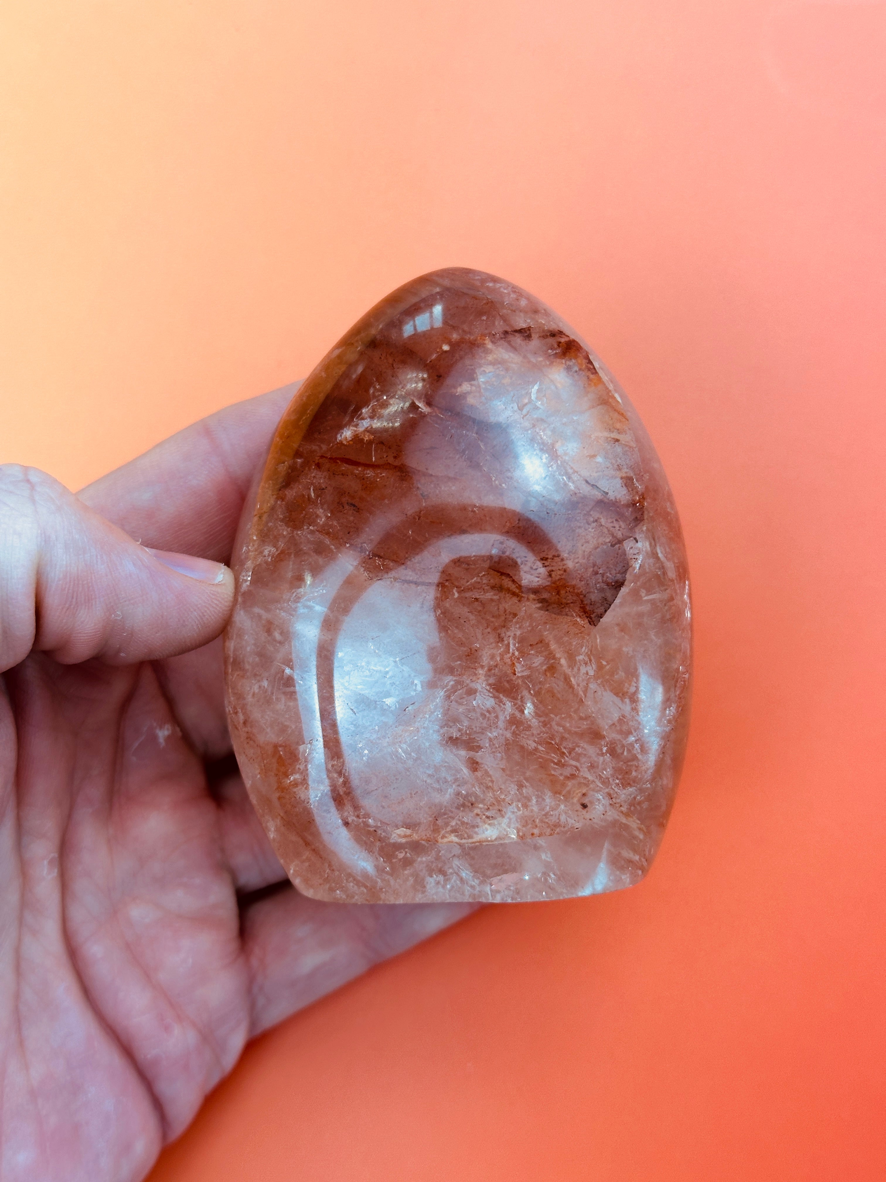 Red hematoid (Fire quartz) - Free form