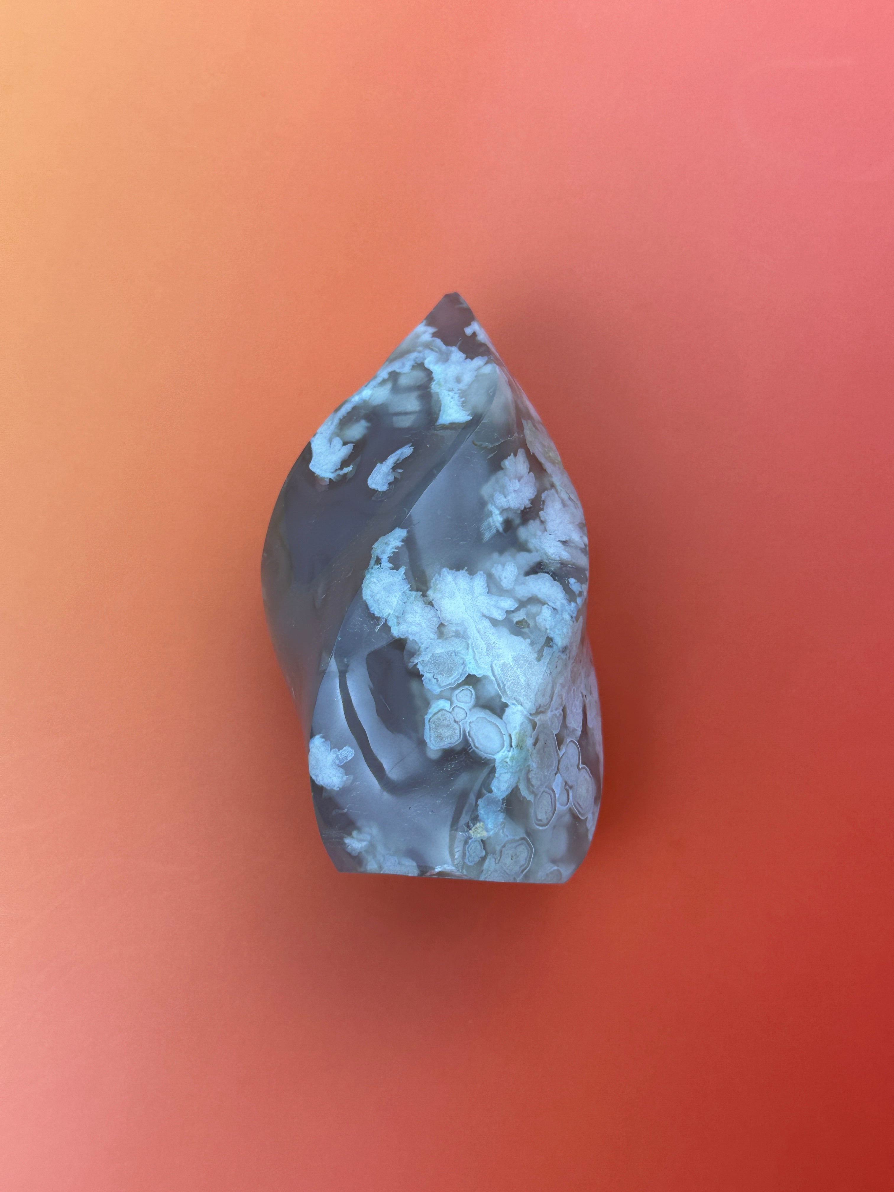 Flower agate - Flame
