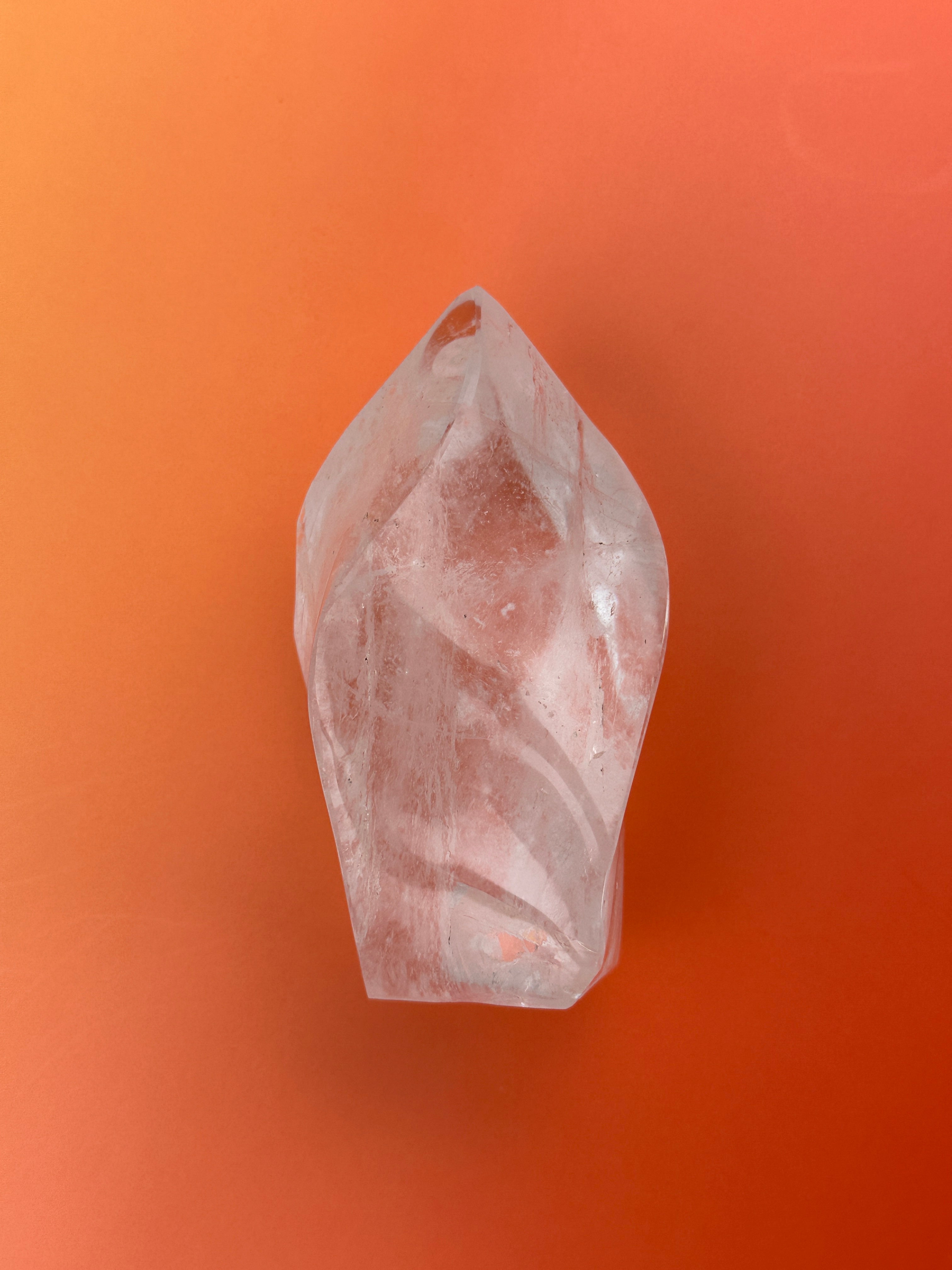Clear quartz - Flame