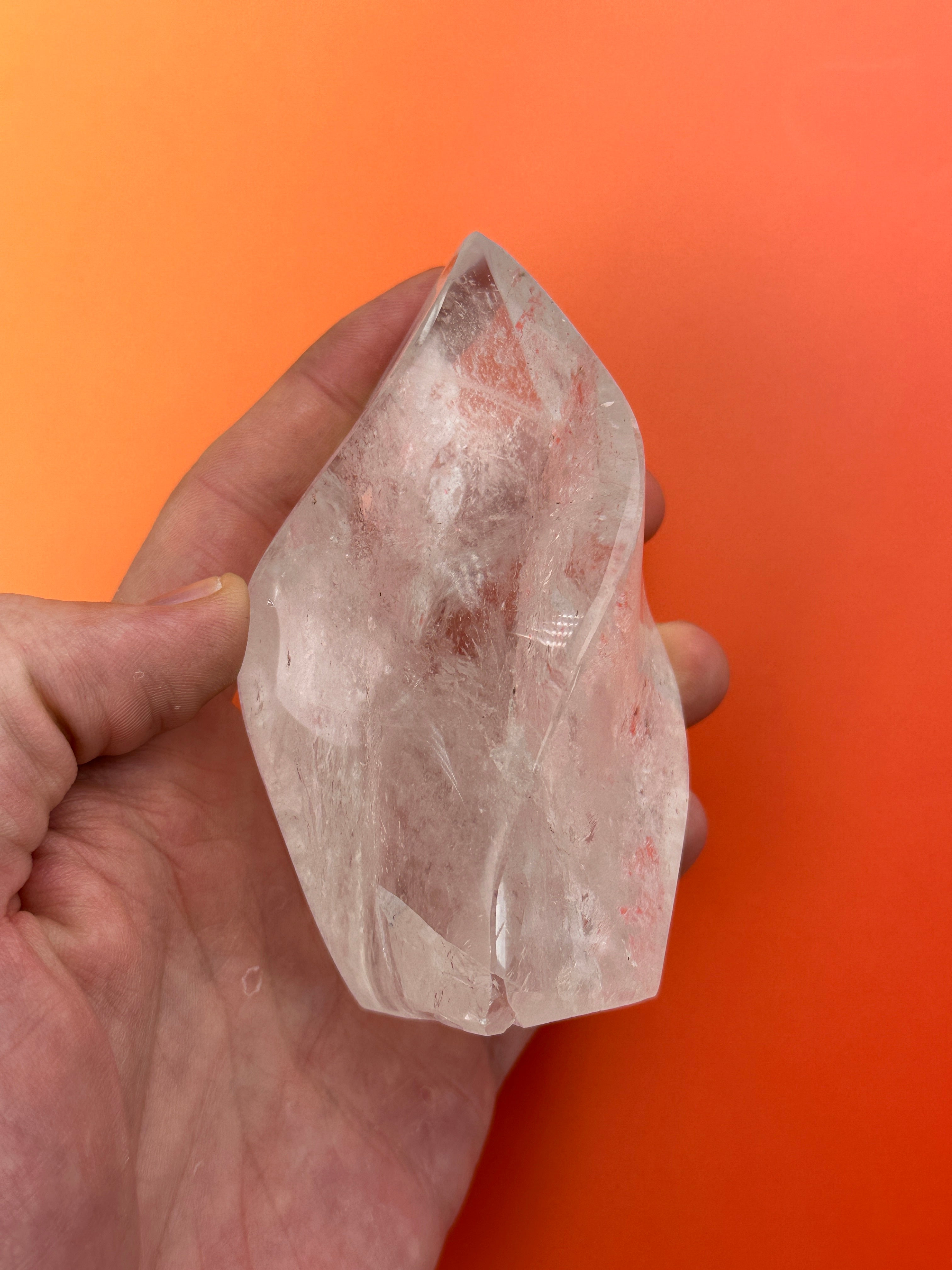 Clear quartz - Flame