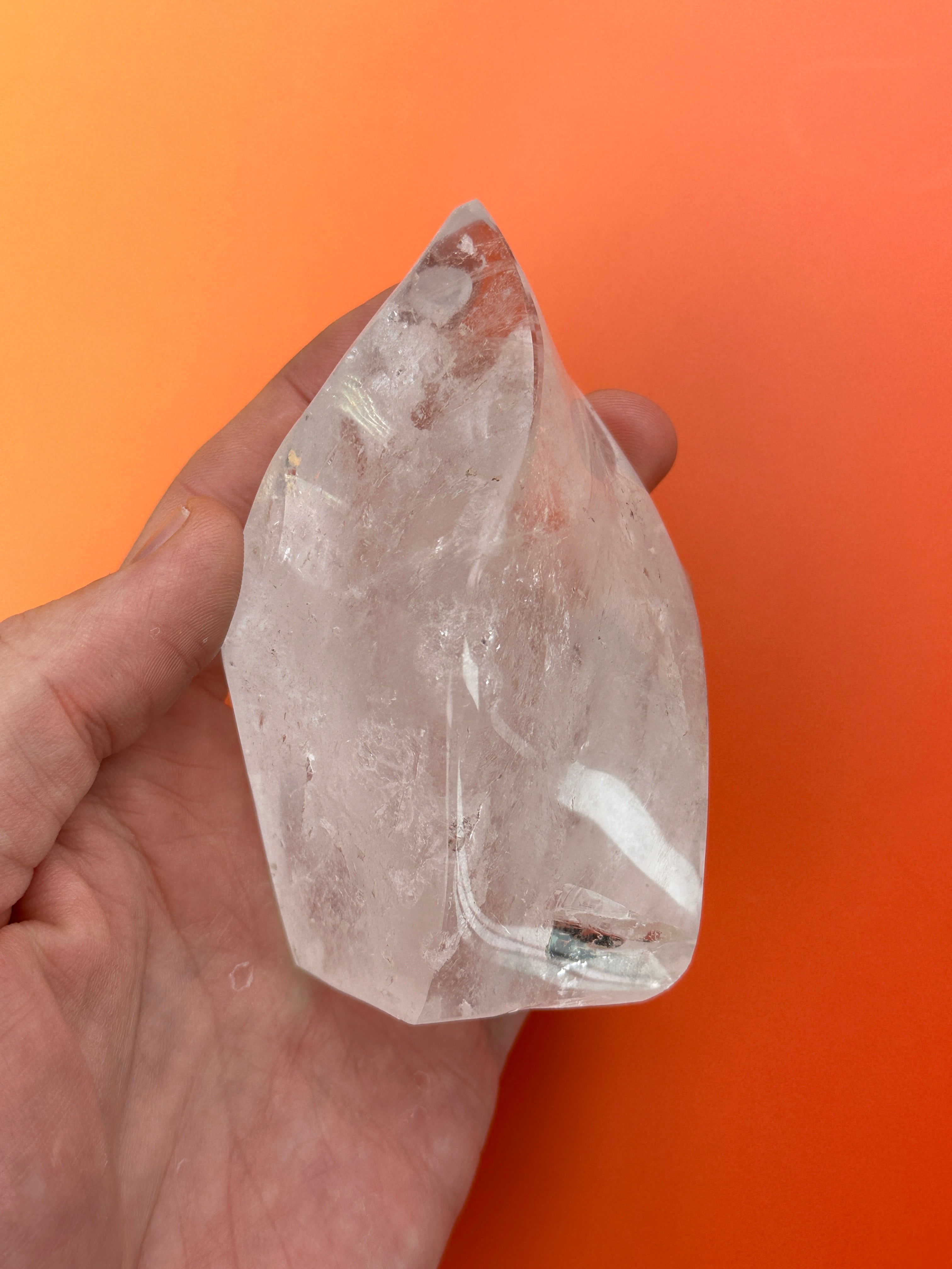 Clear quartz - Flame