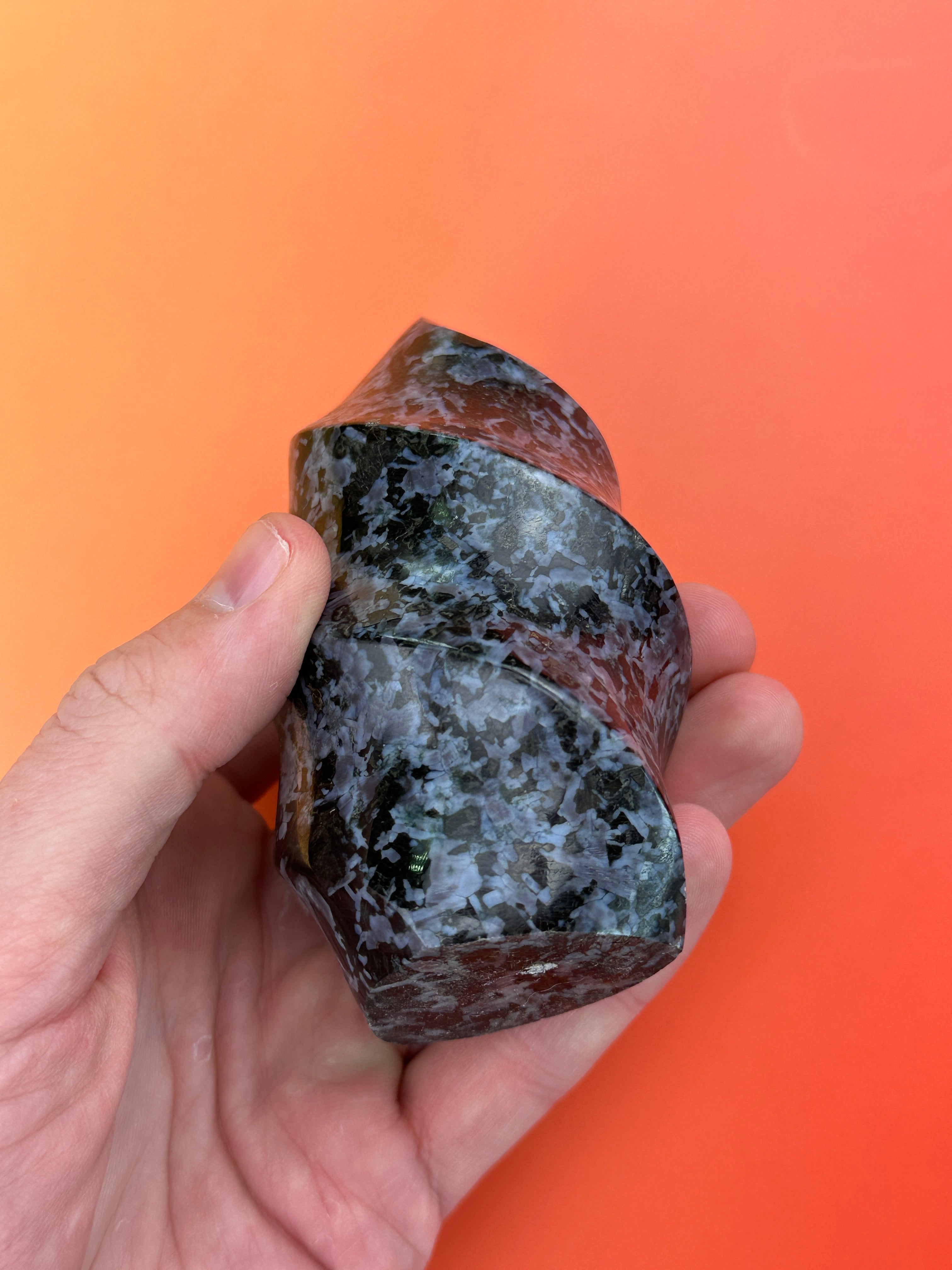 Indigo gabbro - Flame