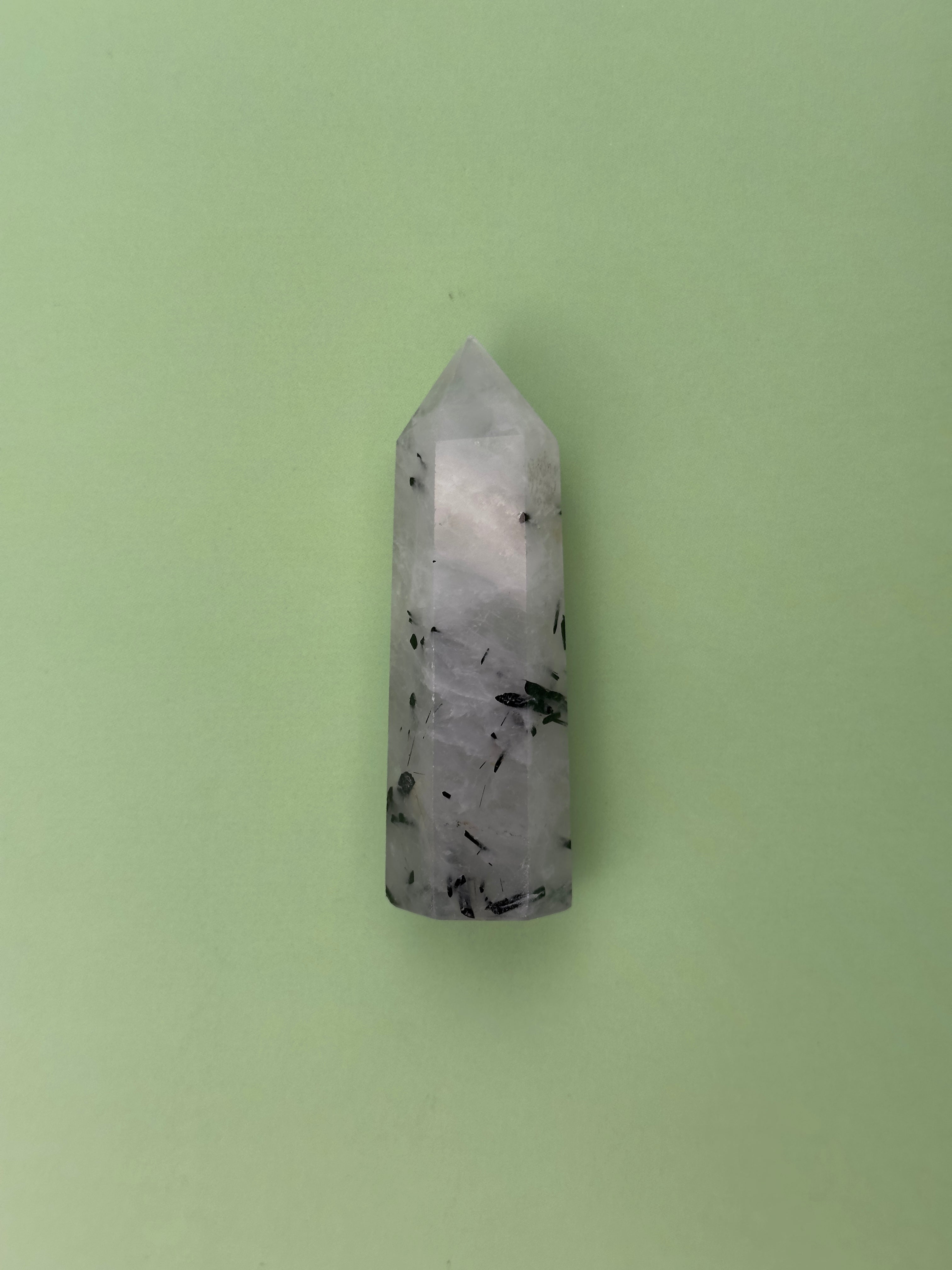 Tourmaline in quartz - Tower