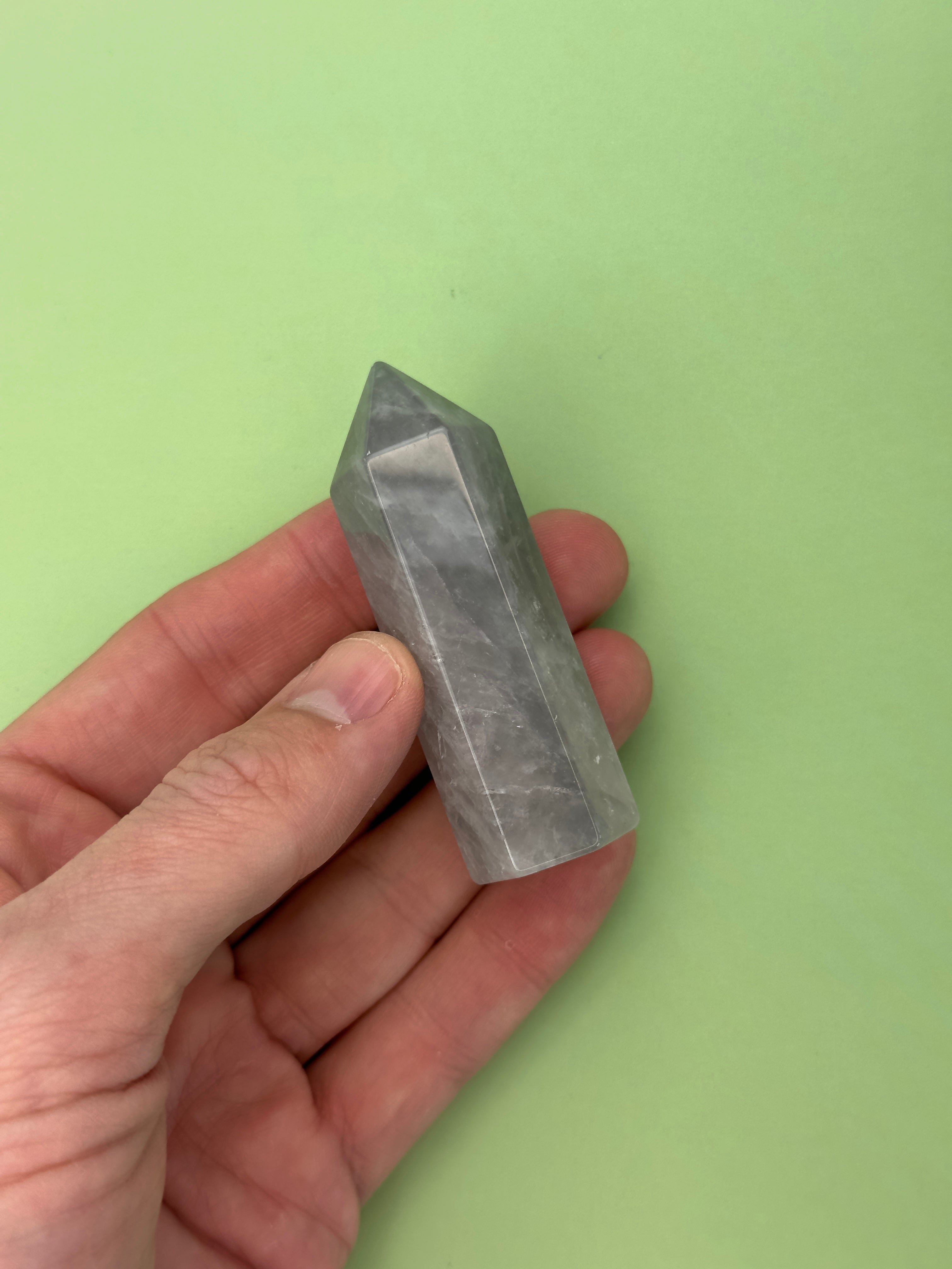 Lunar rose quartz - Tower